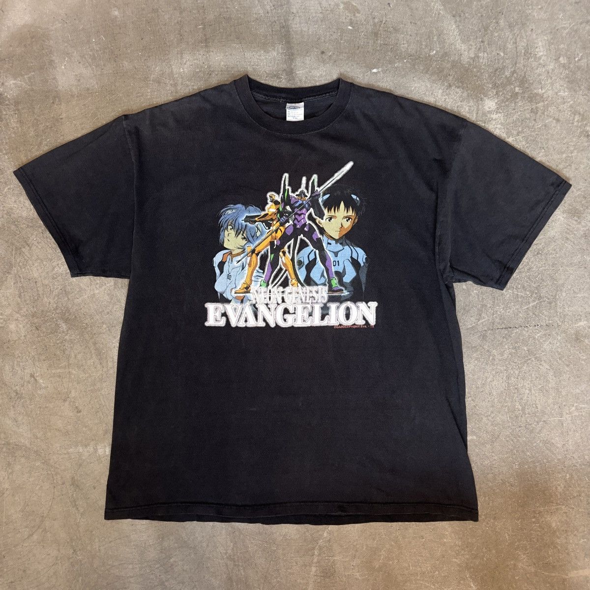 Vintage Neon Genisis Evangelion Vintage T Shirt Hoodie, Sweatshirt | PodTeesHub.com