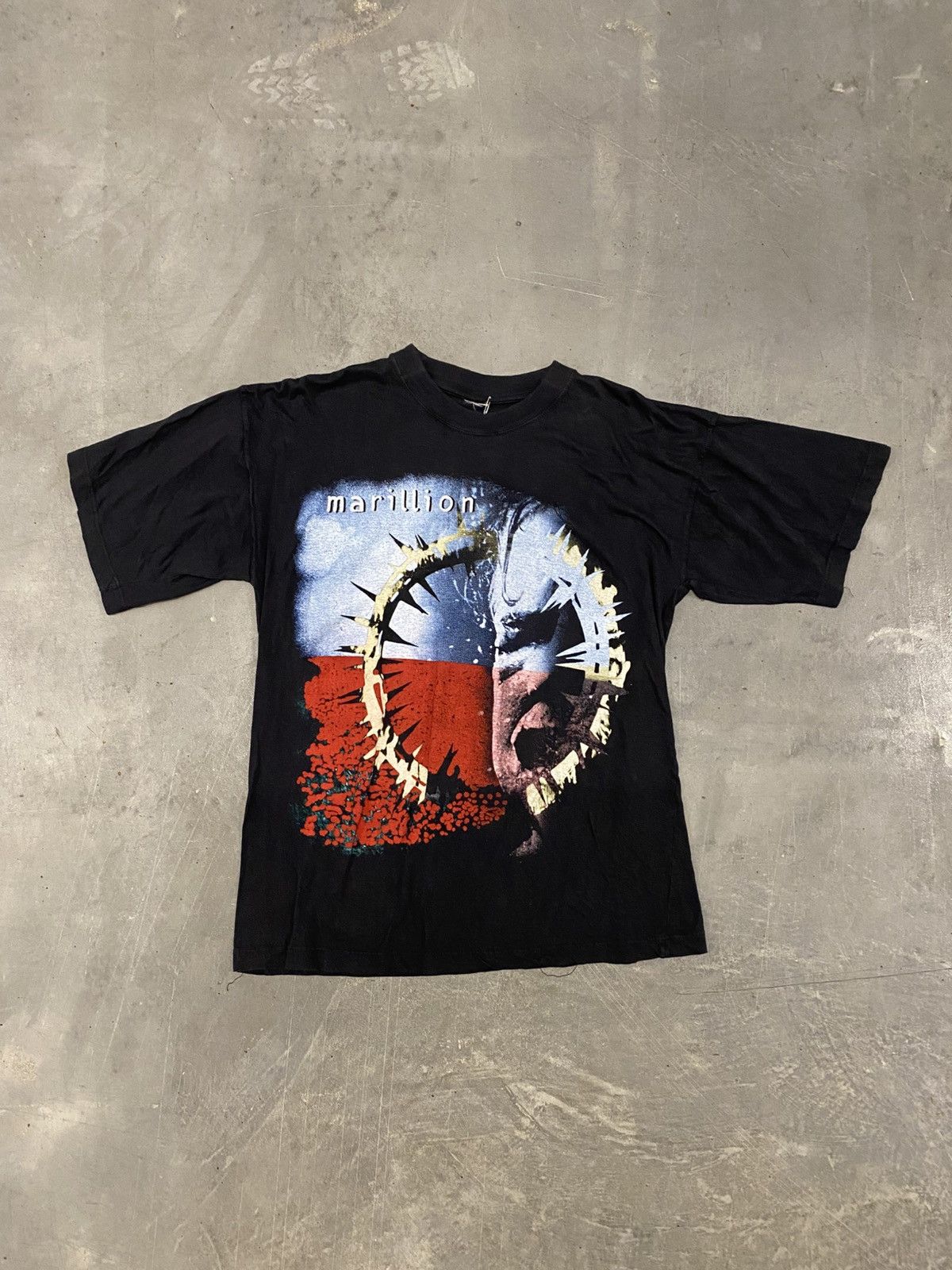 Vintage 90s Marillion Afraid Sunlight Shirt Band Grunge T-Shirts, Hoodie, Sweatshirt