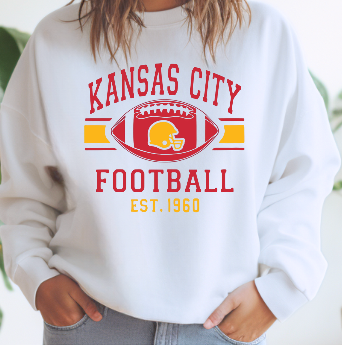 Kansas City Football Tee or Sweatshirt Hoodie | PodTeesHub.com