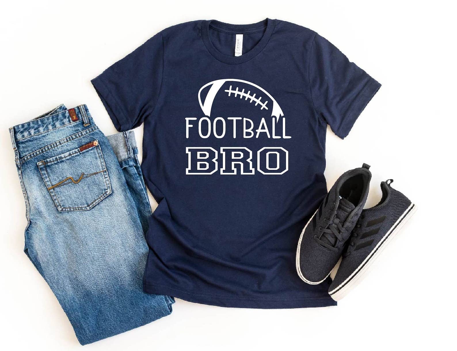 Football Bro T-Shirt Hoodie, Sweatshirt | PodTeesHub.com