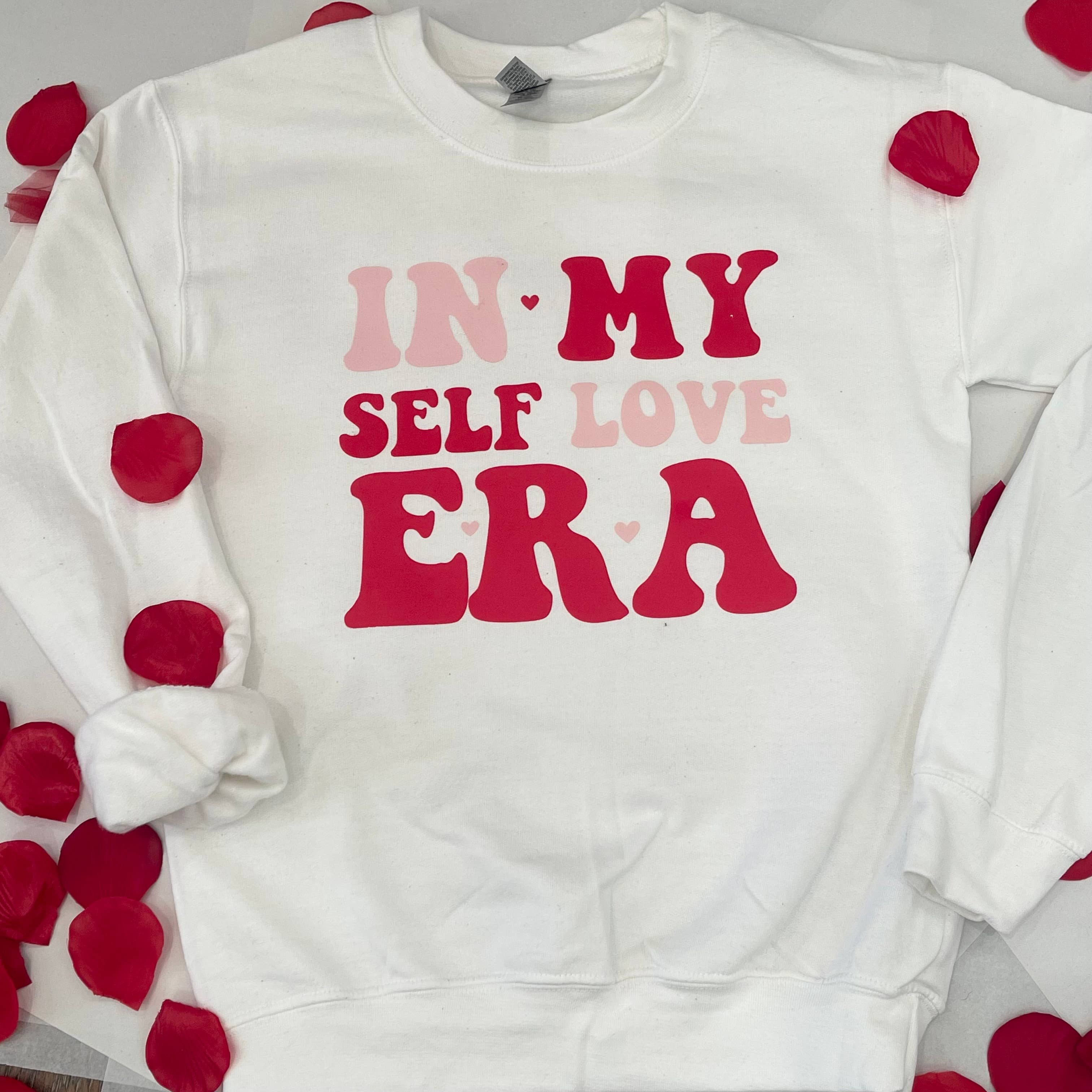 In My Self Love Era Crewneck Sweatshirt T-Shirts, Hoodie | PodTeesHub.com