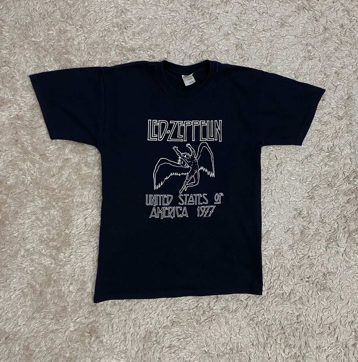 Zeppelin Vintage Led Zeppelin 2000 Rock Metal Band T Shirt Y2k Hoodie, Sweatshirt | PodTeesHub.com