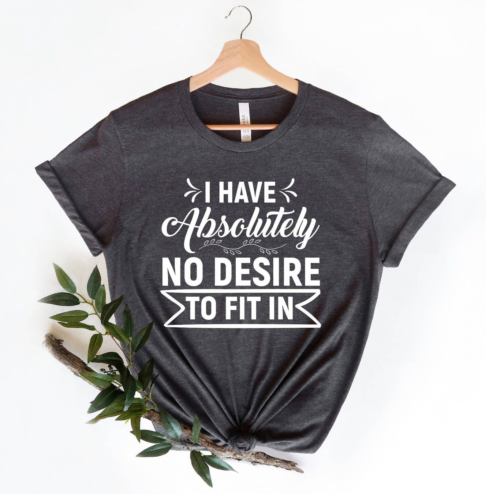 I Have Absolutely No Desire To Fit in T-Shirt Hoodie, Sweatshirt | PodTeesHub.com