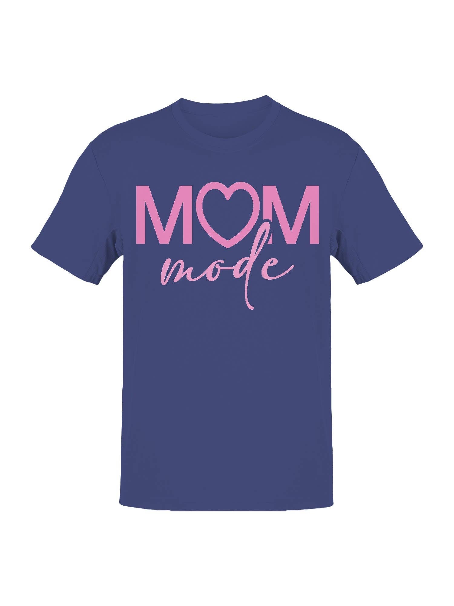 Stylish "Mom Mode" Heart Design Women's T-Shirt Hoodie, Sweatshirt | PodTeesHub.com