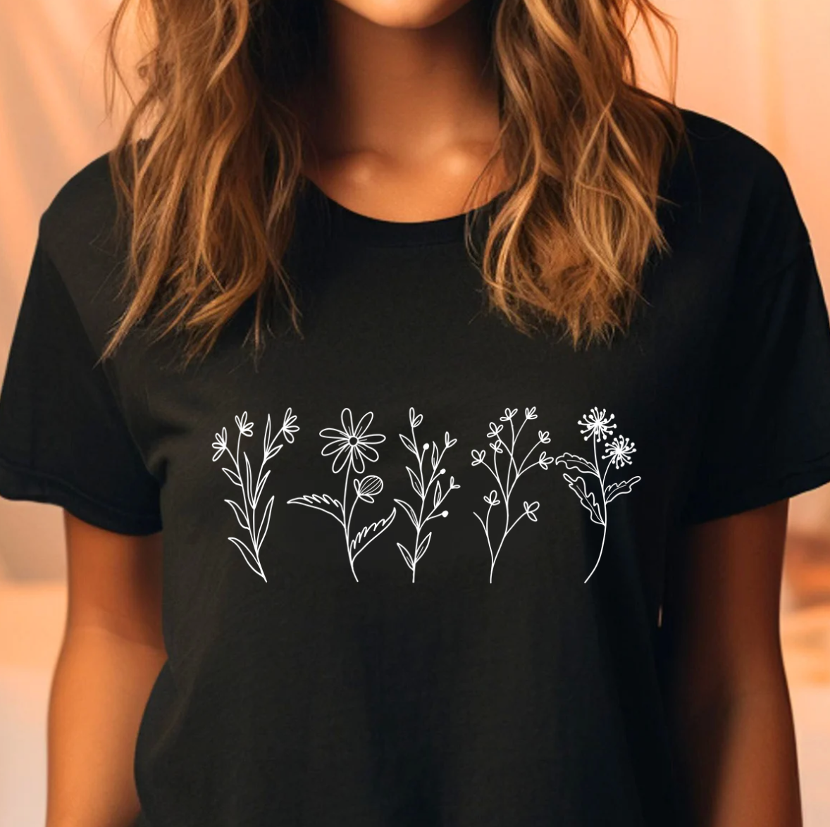 Wildflowers Graphic Tee Hoodie, Sweatshirt | PodTeesHub.com