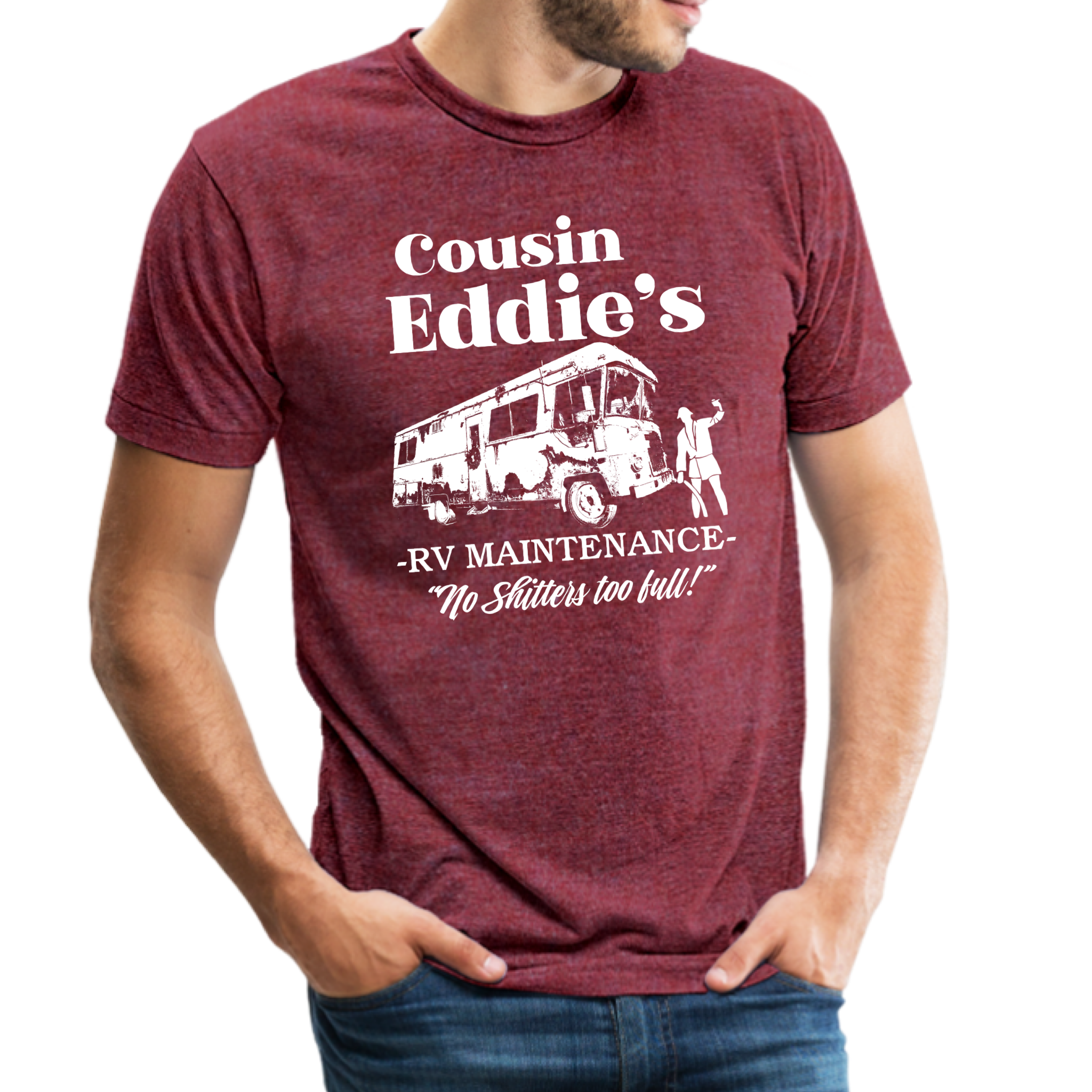 Cousin Eddie's Rv Heather Cardinal Clearance T-Shirt Hoodie, Sweatshirt | PodTeesHub.com