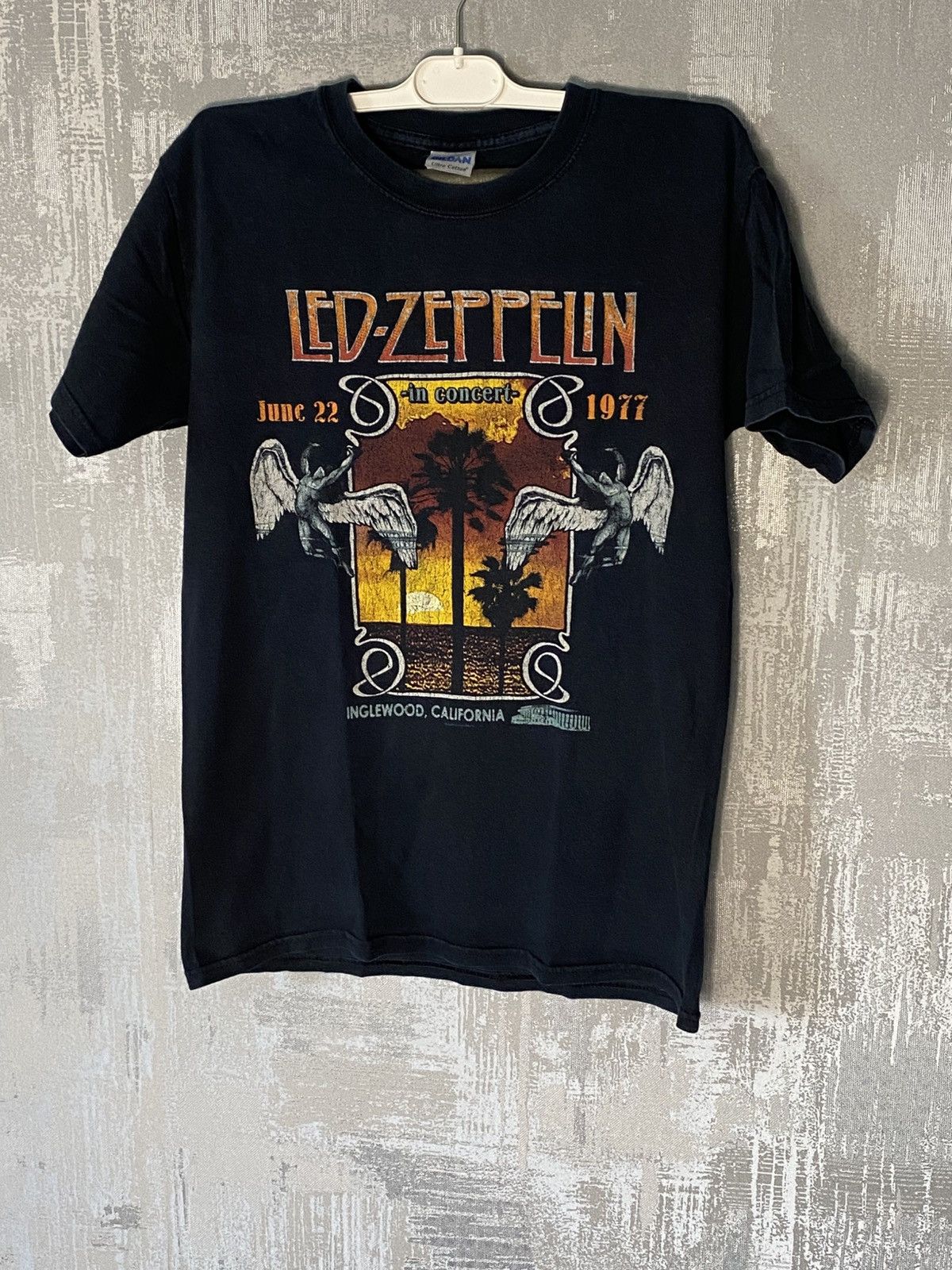 Zeppelin Led Zeppelin Inglewood 77 Concert Reprint T Shirt 2007 Hoodie, Sweatshirt | PodTeesHub.com