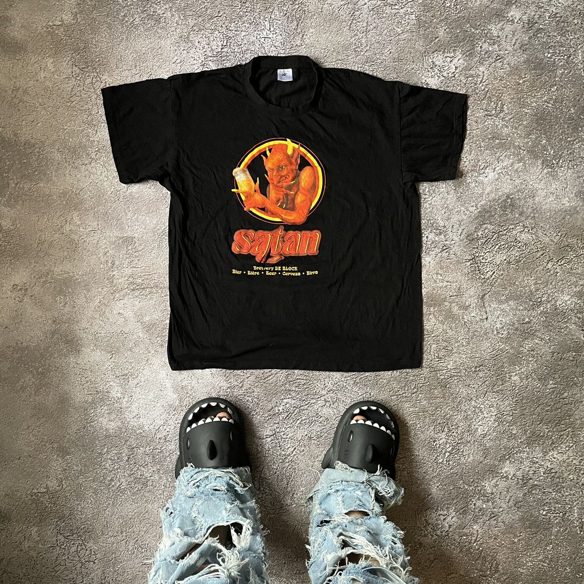 Vintage Y2k Satan Abstract Creepy Face Angry Horror Skeleton T-Shirts, Hoodie, Sweatshirt | PodTeesHub.com