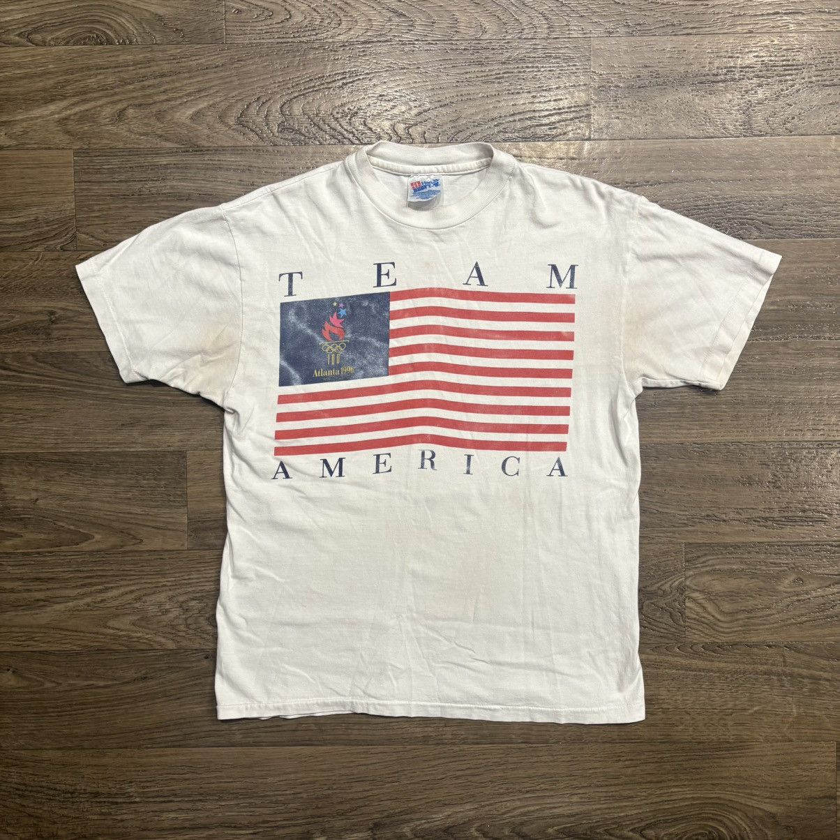 Hanes Vintage 1996 Atlanta Olympics Team Usa Medium T Shirt Hanes Hoodie, Sweatshirt | PodTeesHub.com