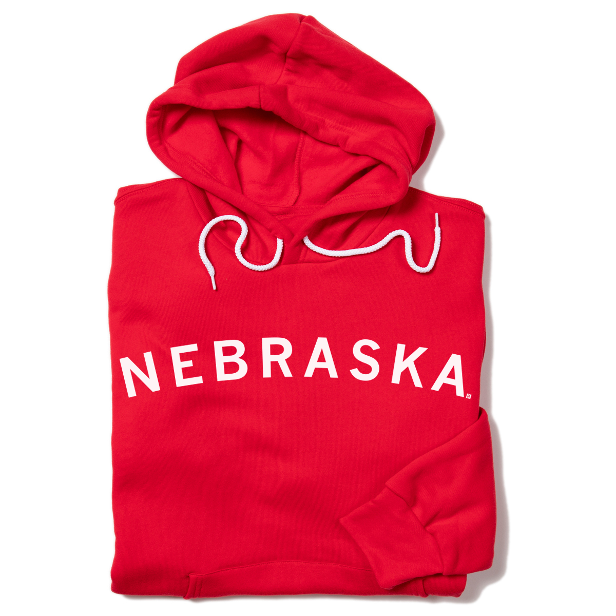 Nebraska Curved Logo Pullover Hoodie T-Shirts, Sweatshirt | PodTeesHub.com