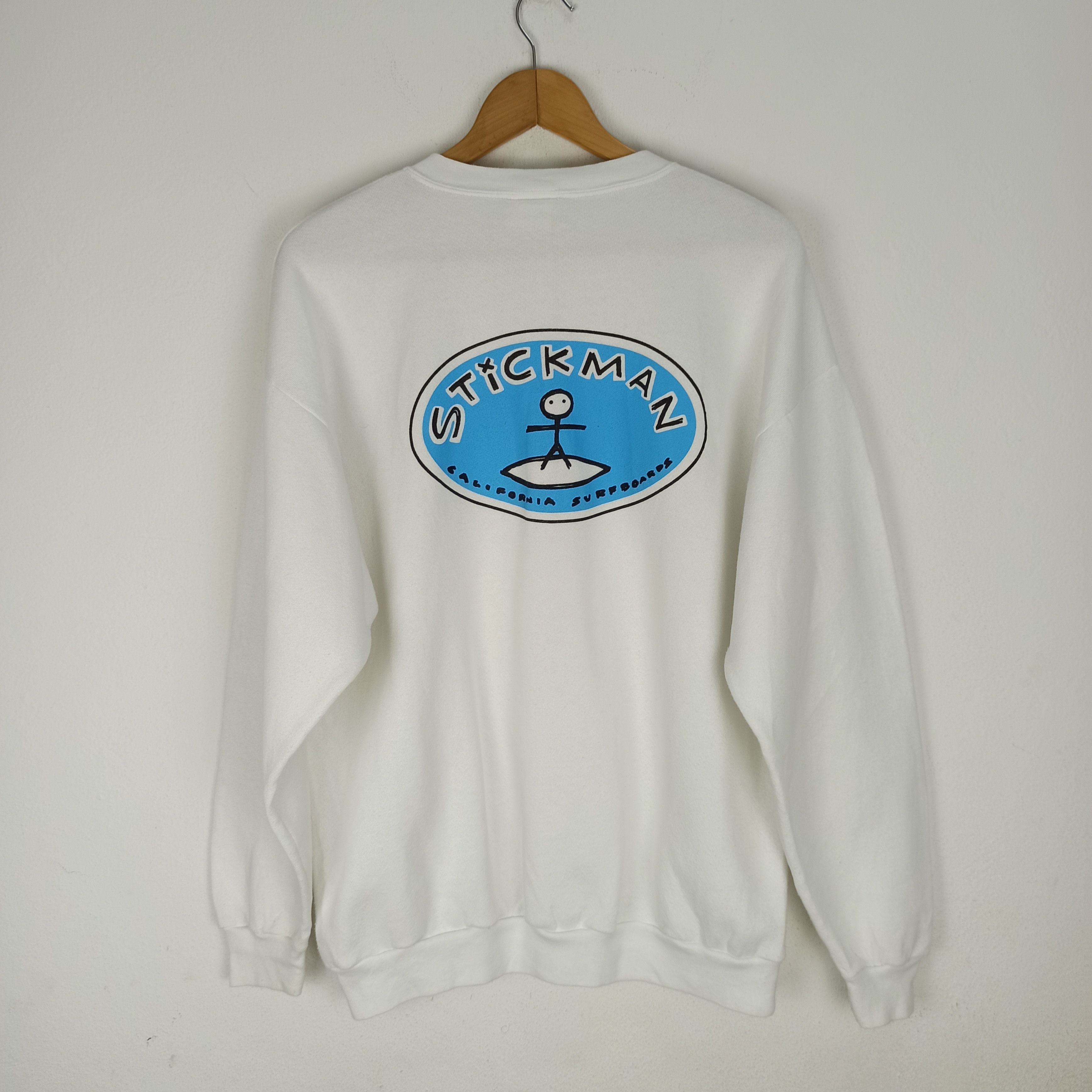 Vintage Stickman California Surfboards Sweatshirt T-Shirts, Hoodie | PodTeesHub.com
