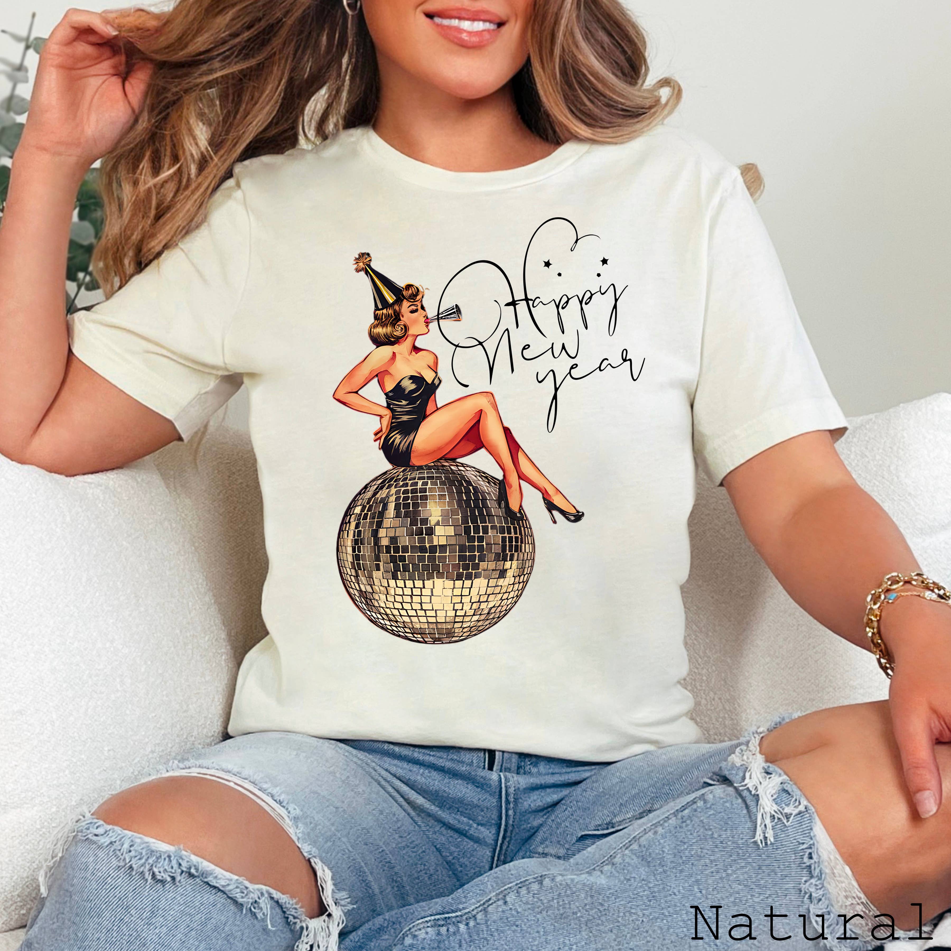 New Year Tee | Women's Graphic Shirt | Bella Canvas Tee Hoodie, Sweatshirt | PodTeesHub.com