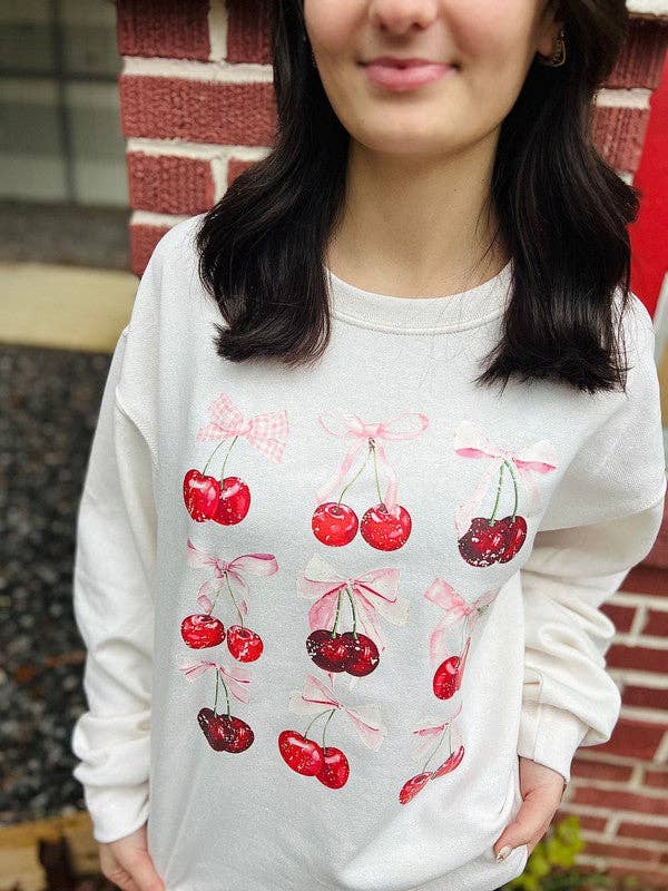 Cherry Bow's Trio Stack Sweatshirt T-Shirts, Hoodie | PodTeesHub.com