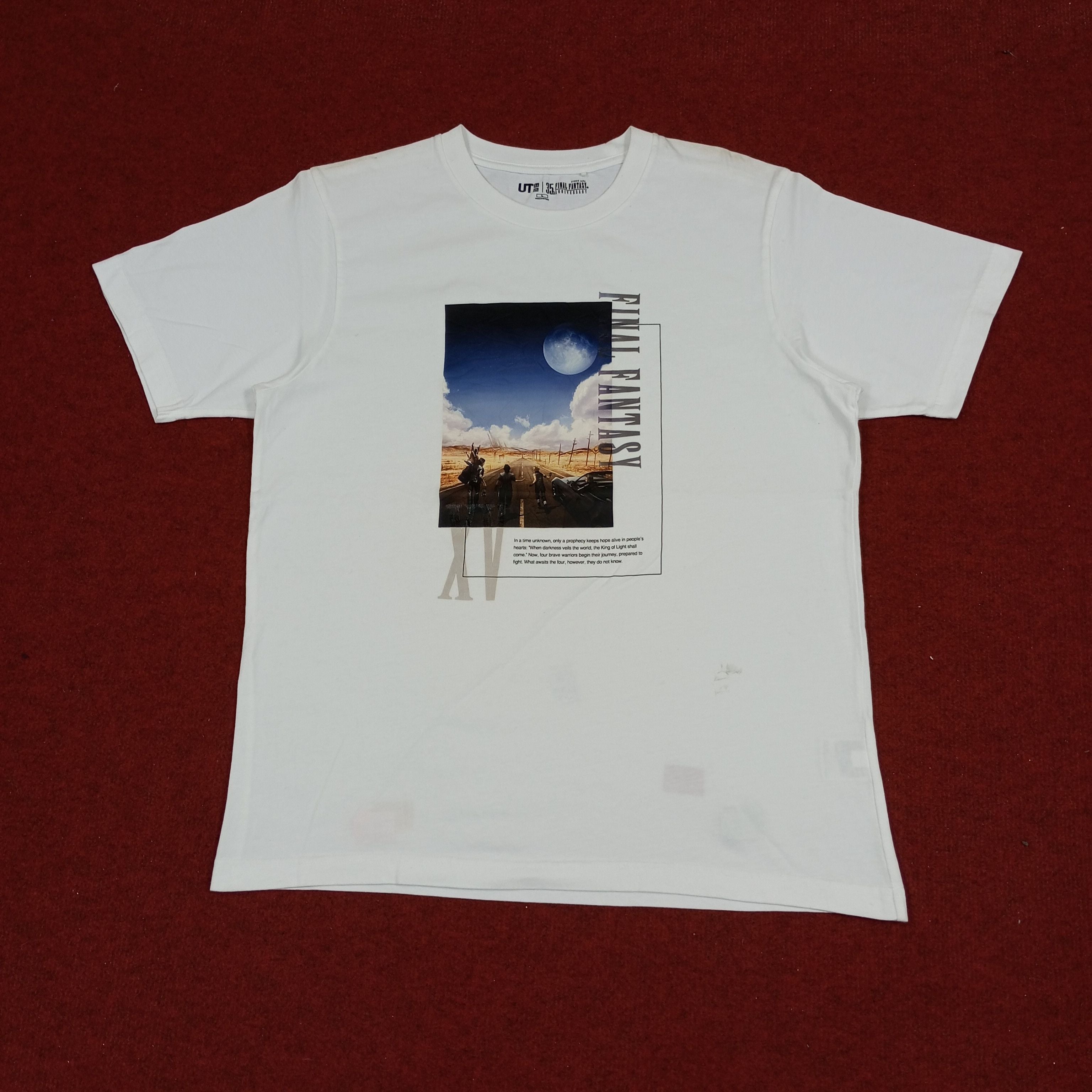 The Game X Vintage Final Fantasy 35th Anniversary X Uniqlo Streetwear Tshirt Hoodie, Sweatshirt | PodTeesHub.com
