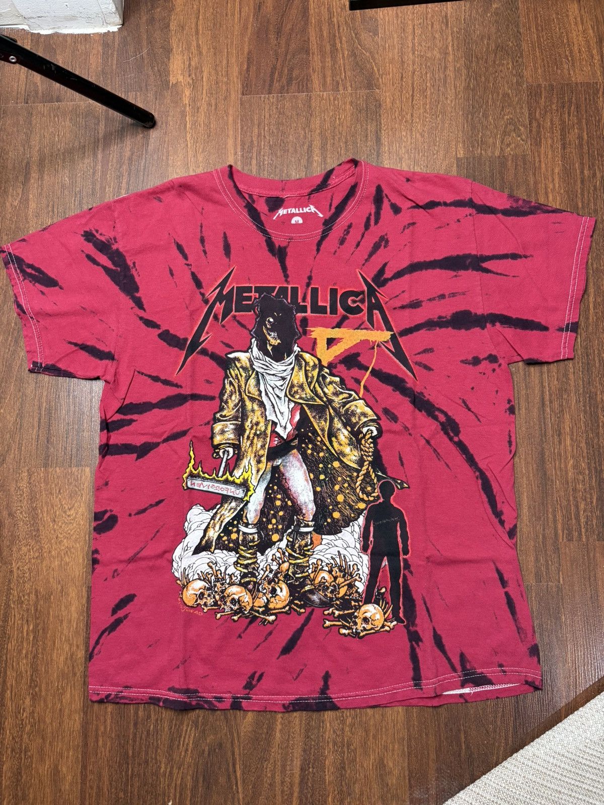 Metallica The Unforgiven Tie Dye Tee Hoodie, Sweatshirt | PodTeesHub.com