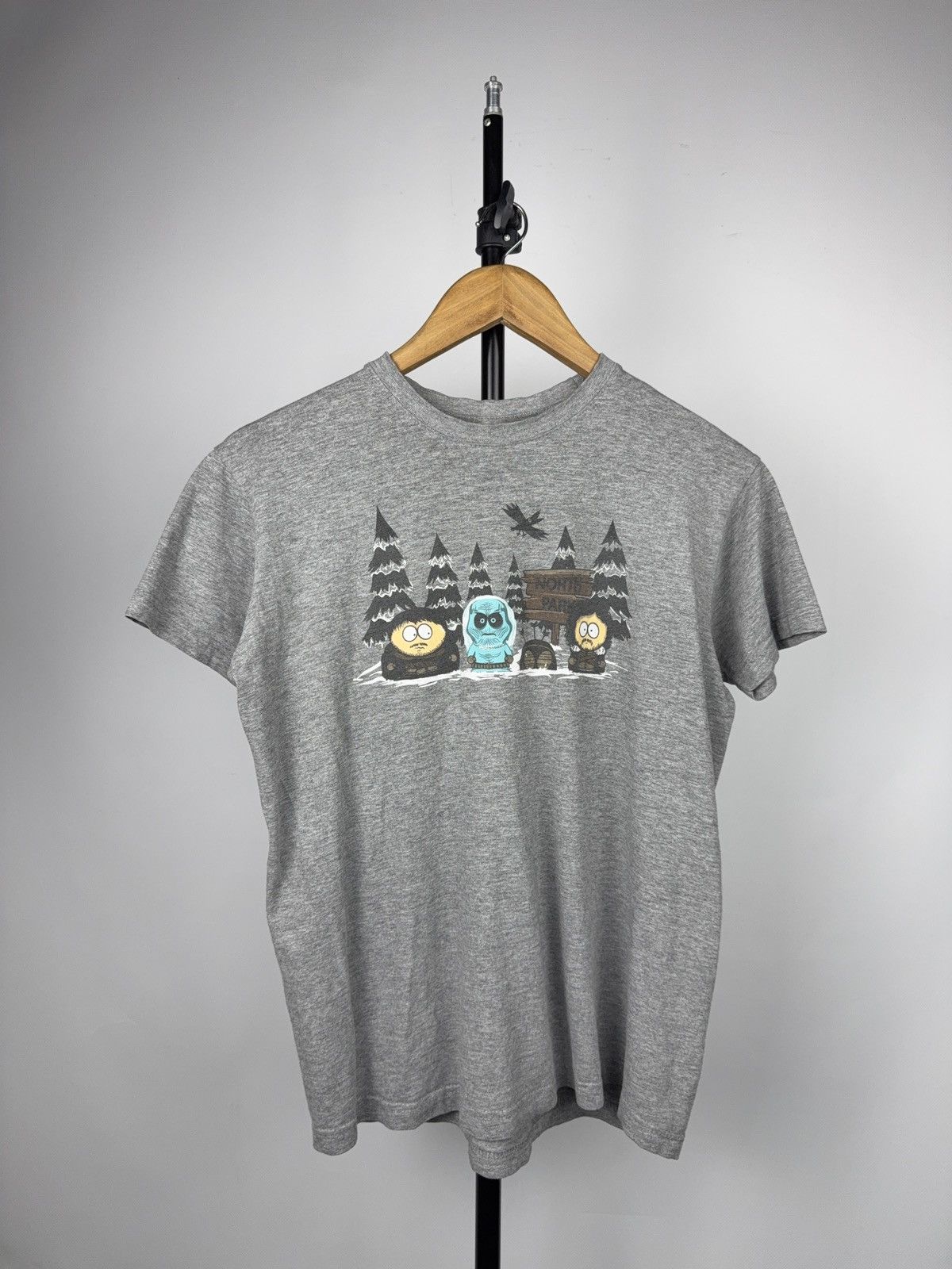 Vintage 00s South Park Game Of Thrones North Park Graphic Tee Hoodie, Sweatshirt | PodTeesHub.com