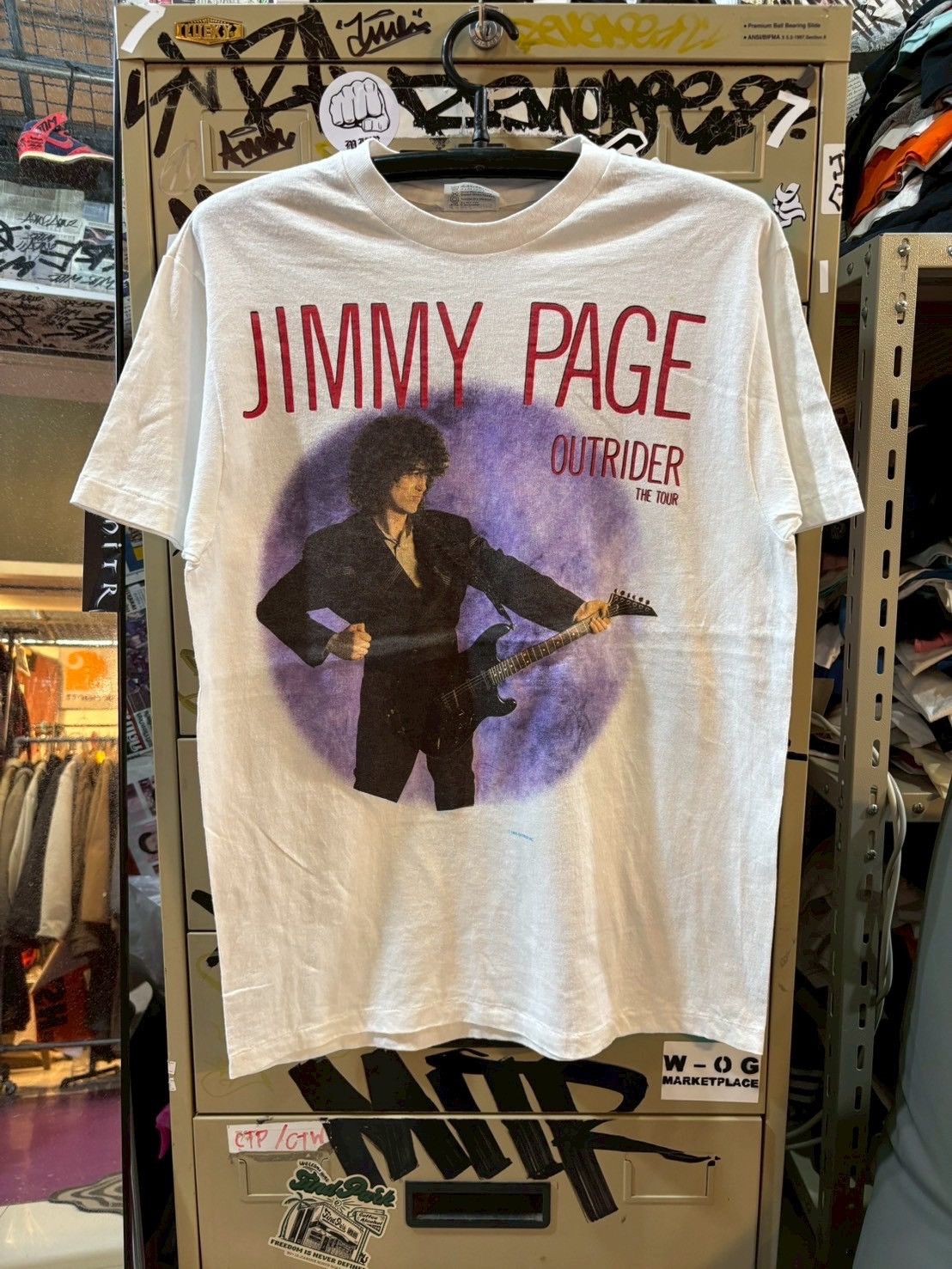 Led Zeppelin Jimmy Page Vintage Tee 1988 S Hoodie, Sweatshirt | PodTeesHub.com