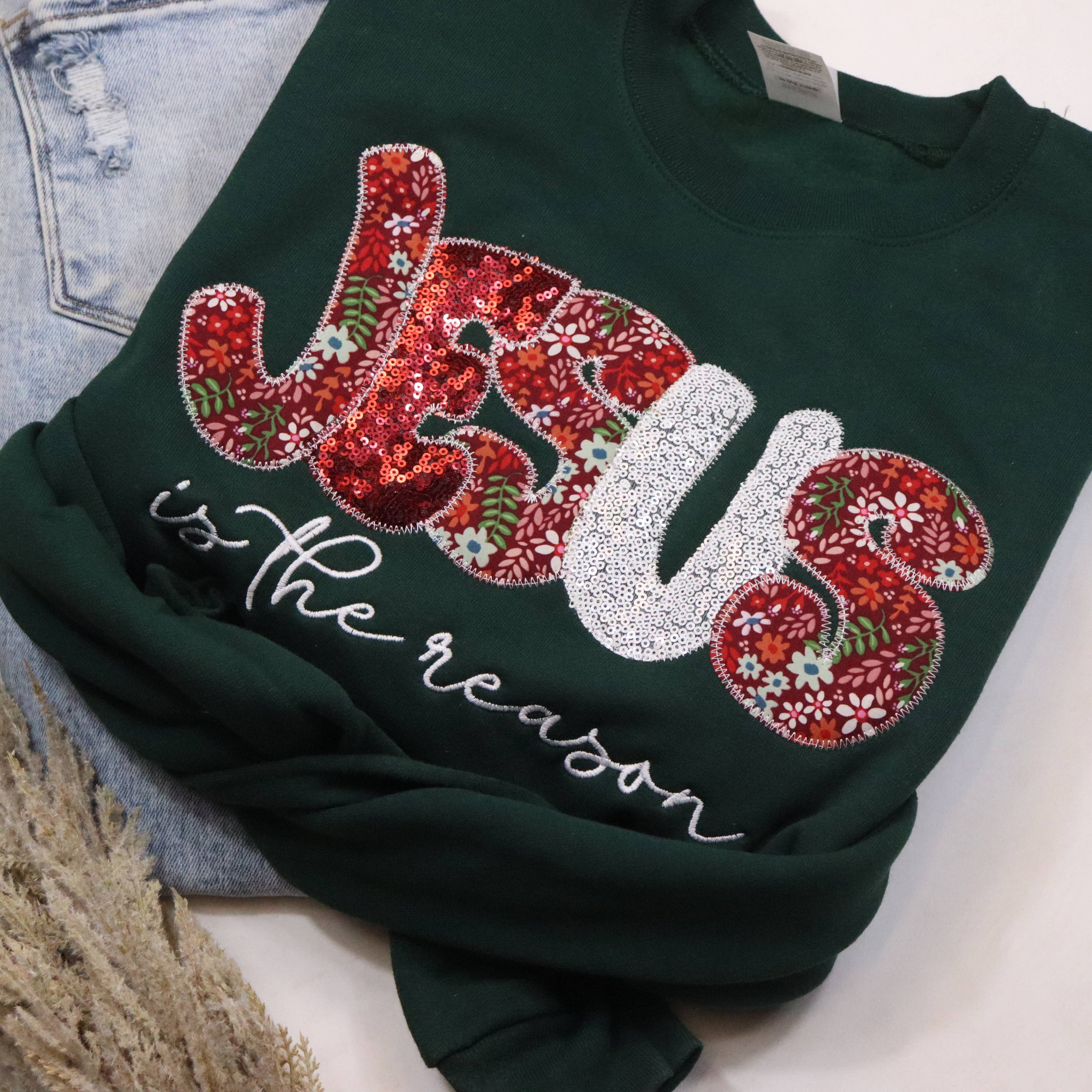 Jesus Is the Reason Christmas Sweatshirt T-Shirts, Hoodie | PodTeesHub.com
