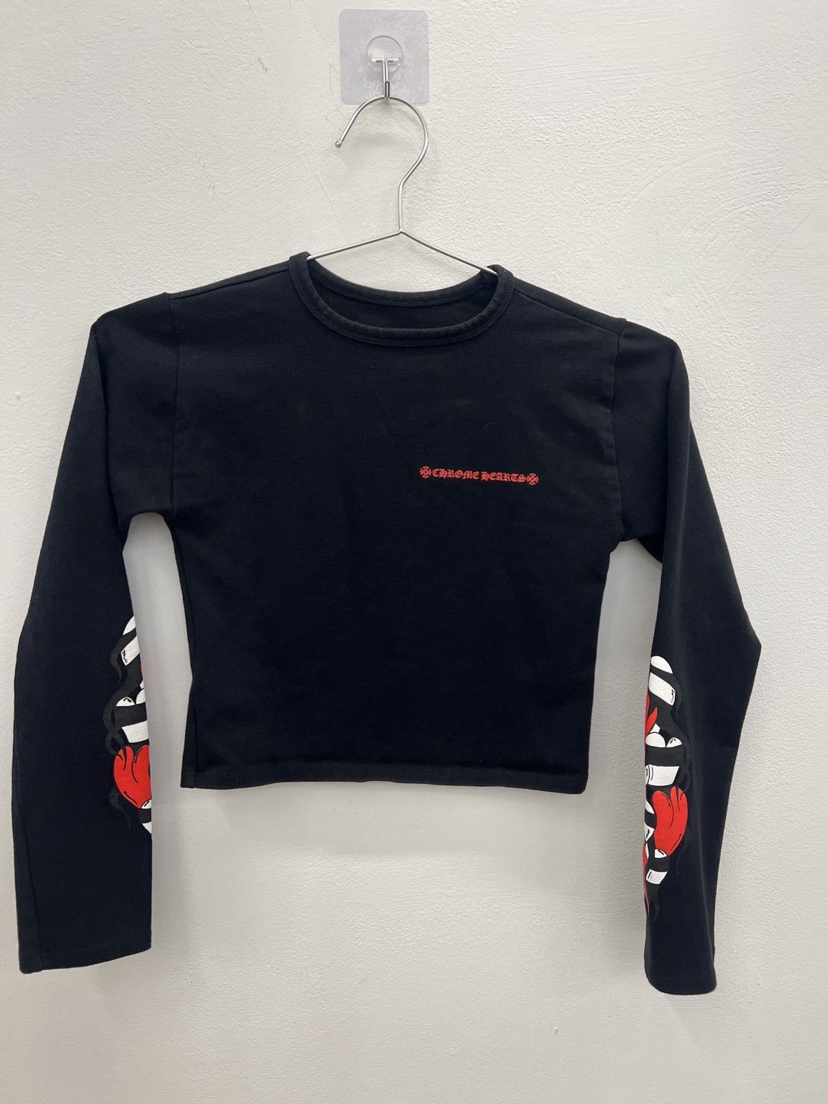 Hearts Chrome Hearts Matty Boy Sick Heart Long Sleeve Crop T Shirt Hoodie, Sweatshirt | PodTeesHub.com