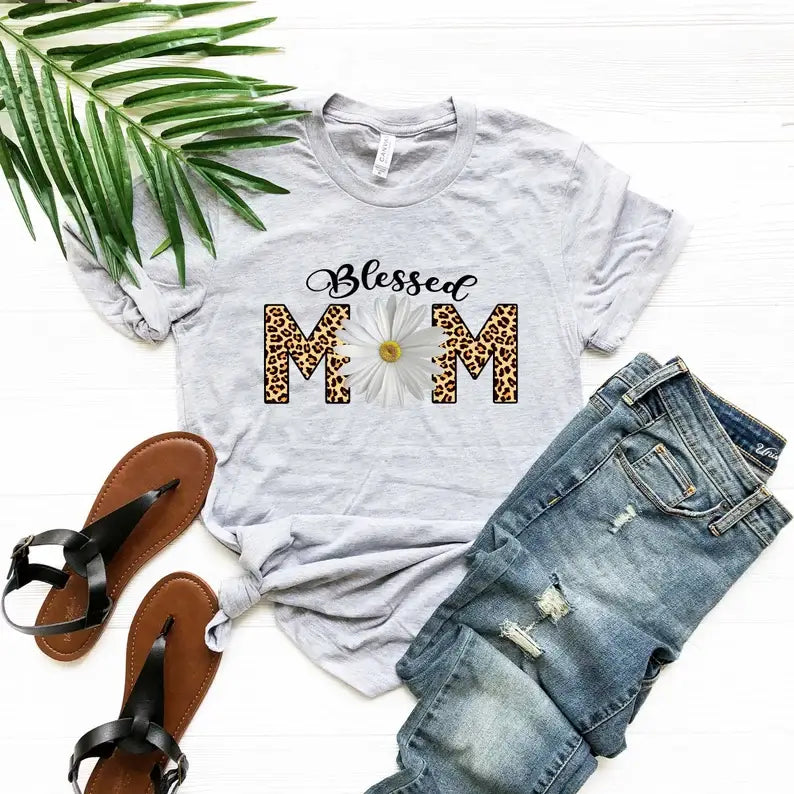Blessed Mom T-Shirt Hoodie, Sweatshirt | PodTeesHub.com