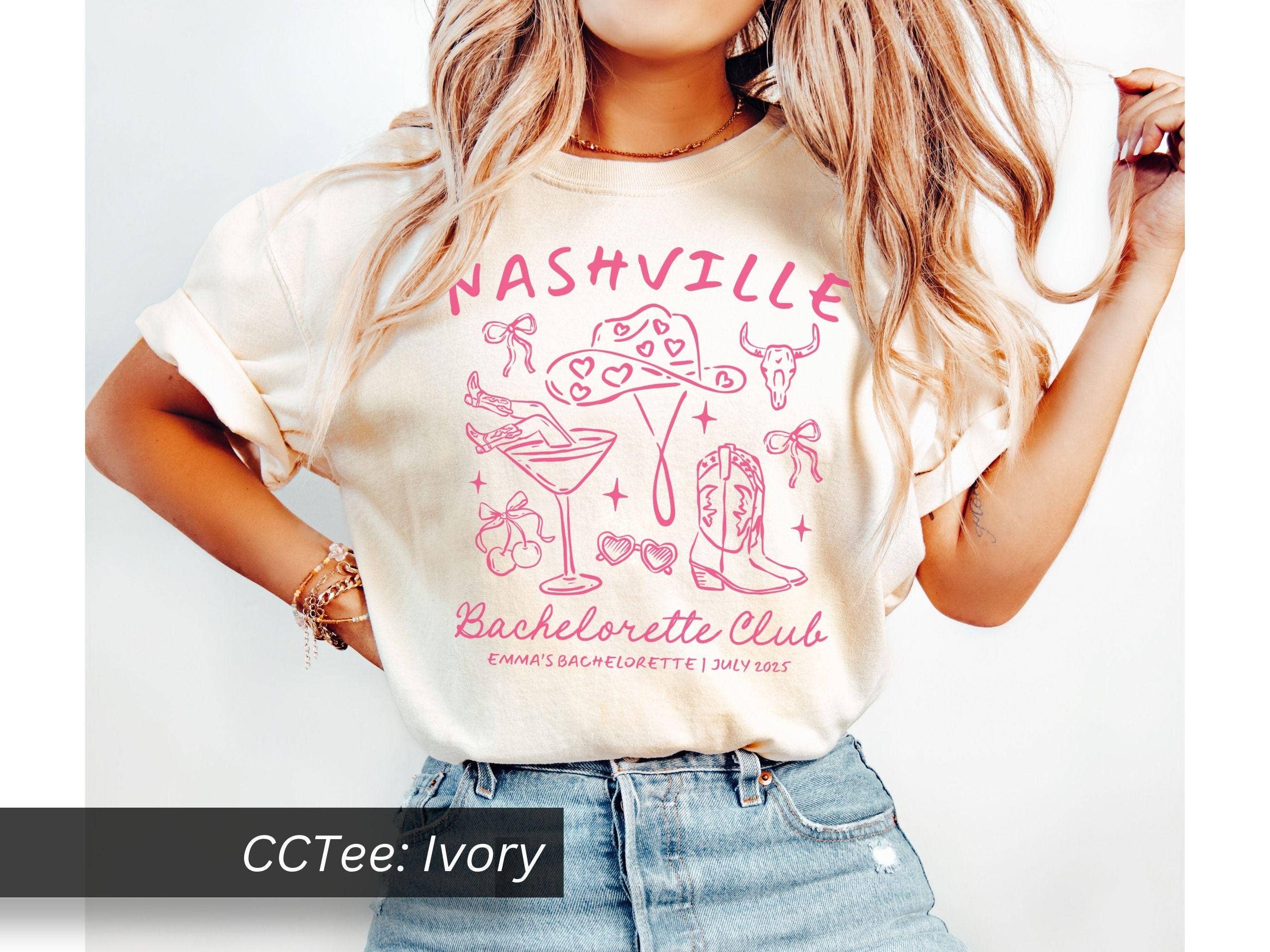 Nashville Bachelorette Party Shirt Collection Hoodie, Sweatshirt | PodTeesHub.com