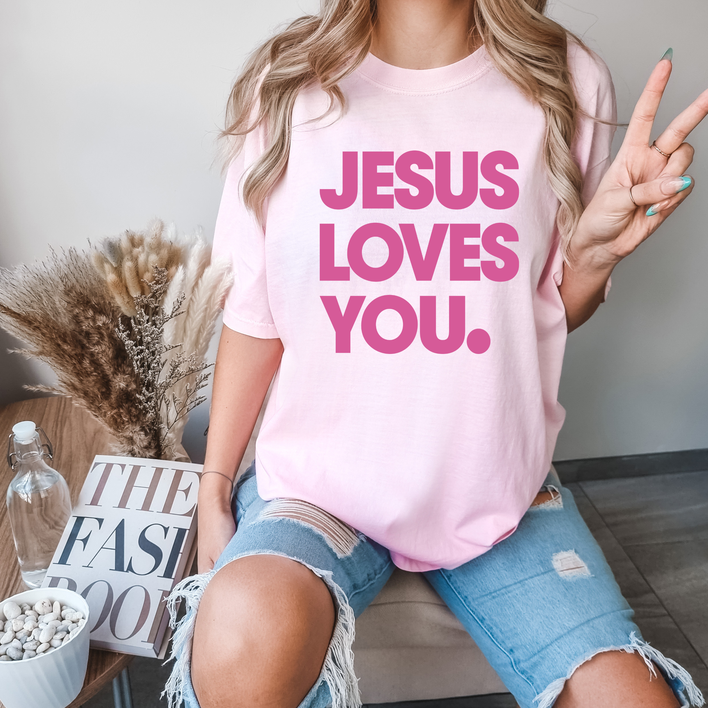 Jesus Loves You. Christian Tee - Graphic Tee - Spring Tee Hoodie, Sweatshirt | PodTeesHub.com