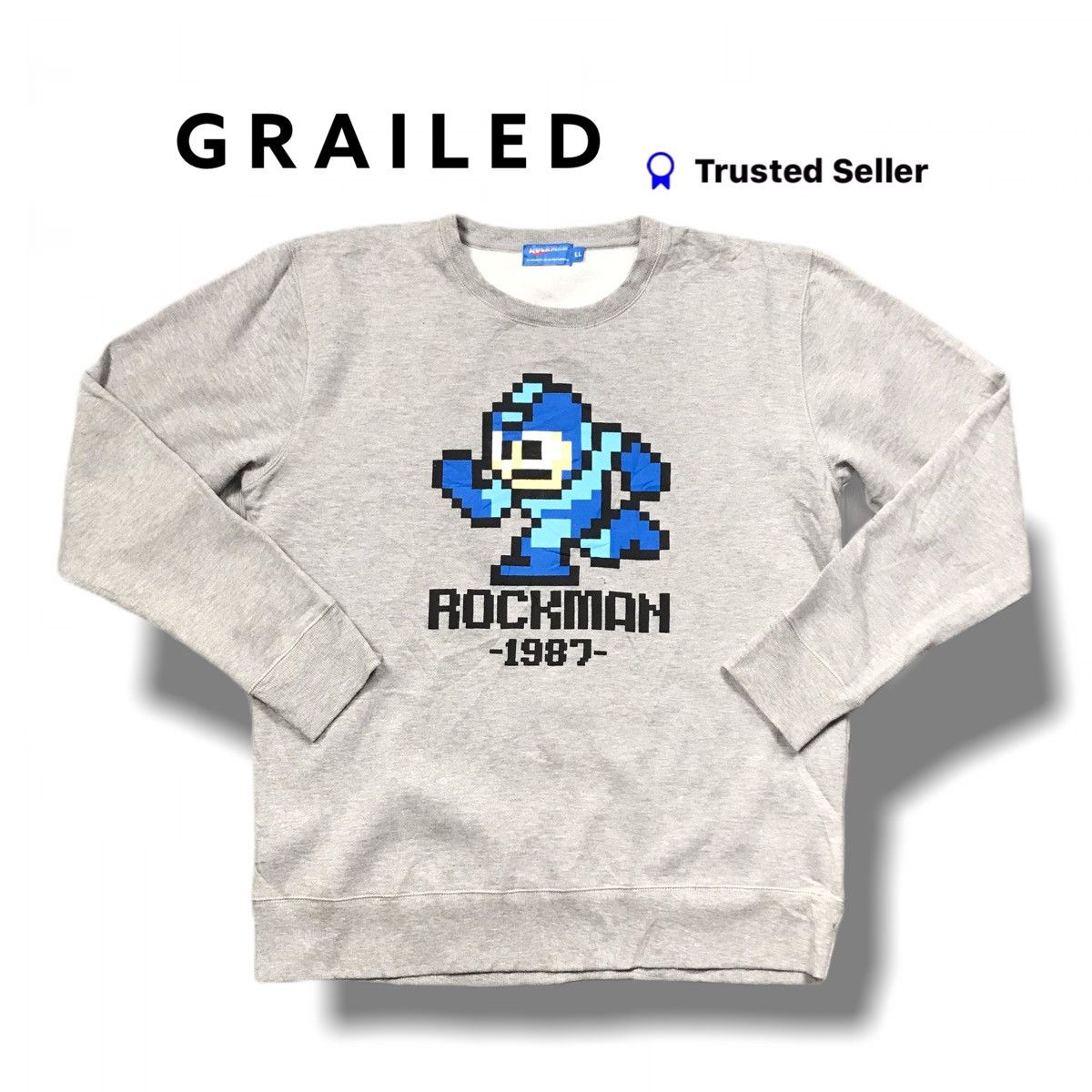 Vintage Rockman Sweatshirt Megaman Games T-Shirts, Hoodie | PodTeesHub.com