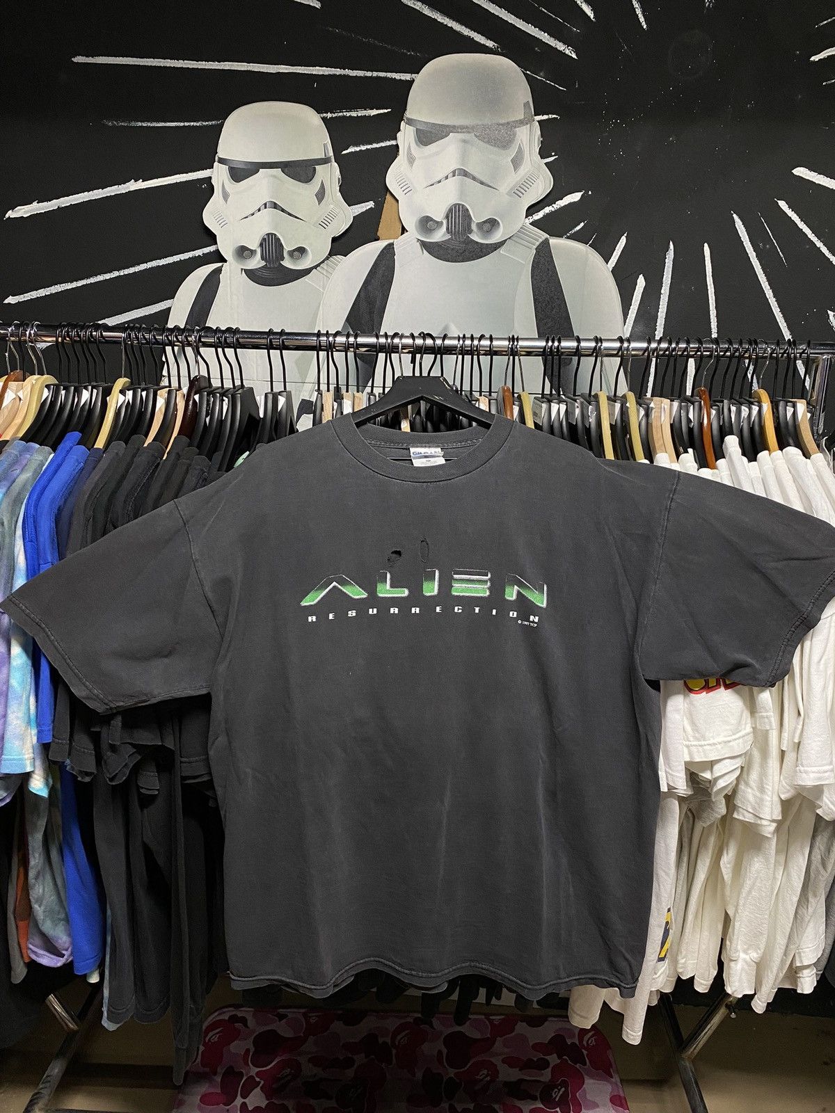 90 S Vintage Alien Resurrection Movie Promo Tee Shirt Xlarge Hoodie, Sweatshirt | PodTeesHub.com