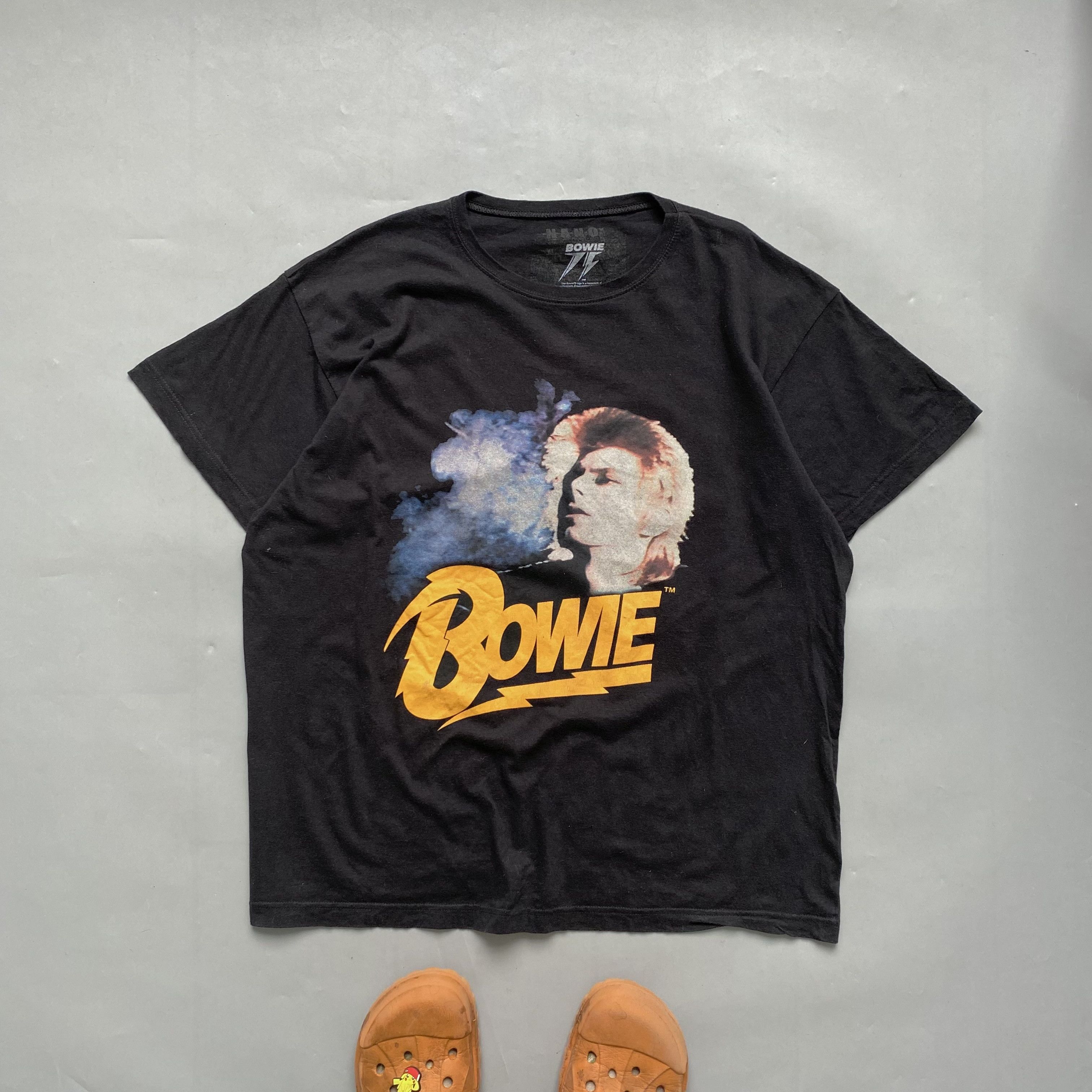 Band Tees Retro David Bowie Face Logo Band Tee Vintage Style Hoodie, Sweatshirt | PodTeesHub.com