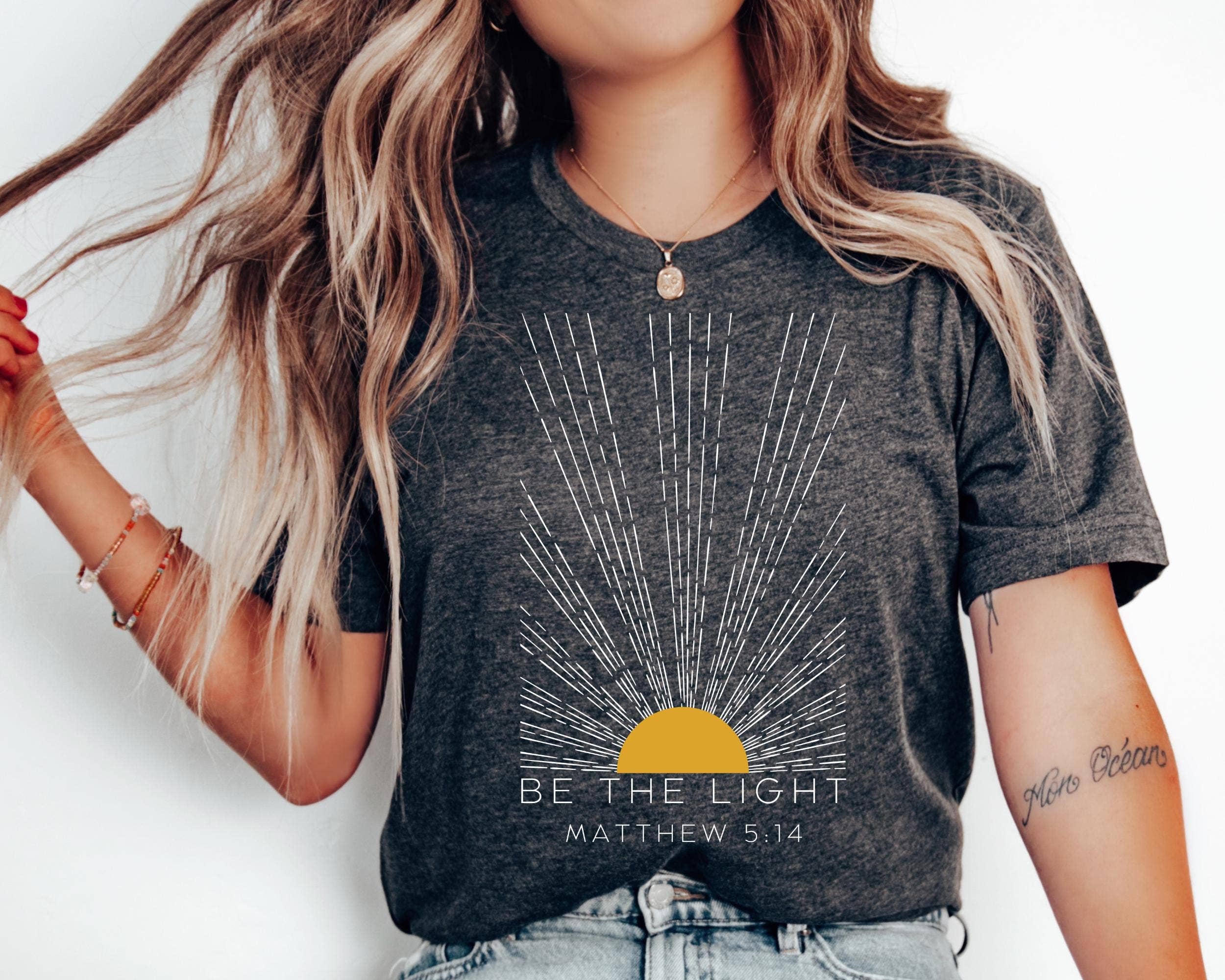 Shine Bright Faith Tee, Christian Inspirational Bible Verse Hoodie, Sweatshirt | PodTeesHub.com