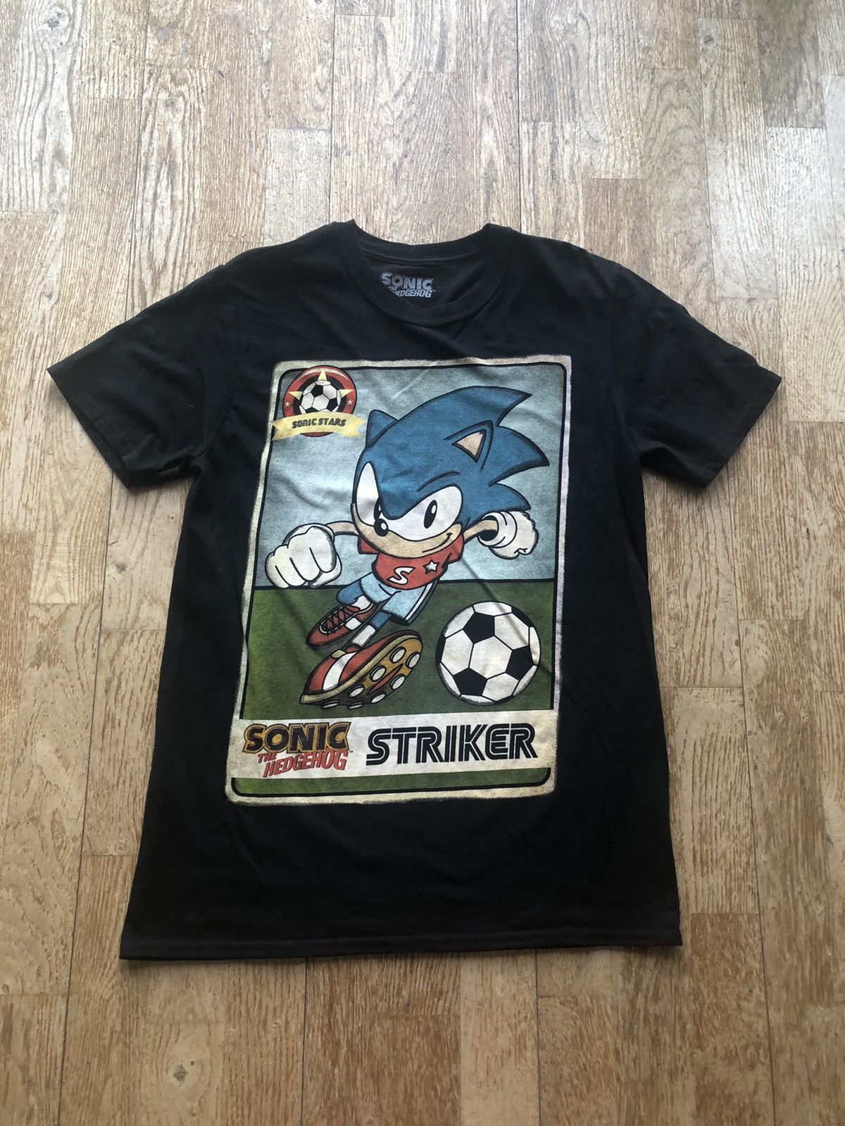 Vintage Rare Sonic Hedgehog Football Vintage Movie Series Tee Shirt Hoodie, Sweatshirt | PodTeesHub.com