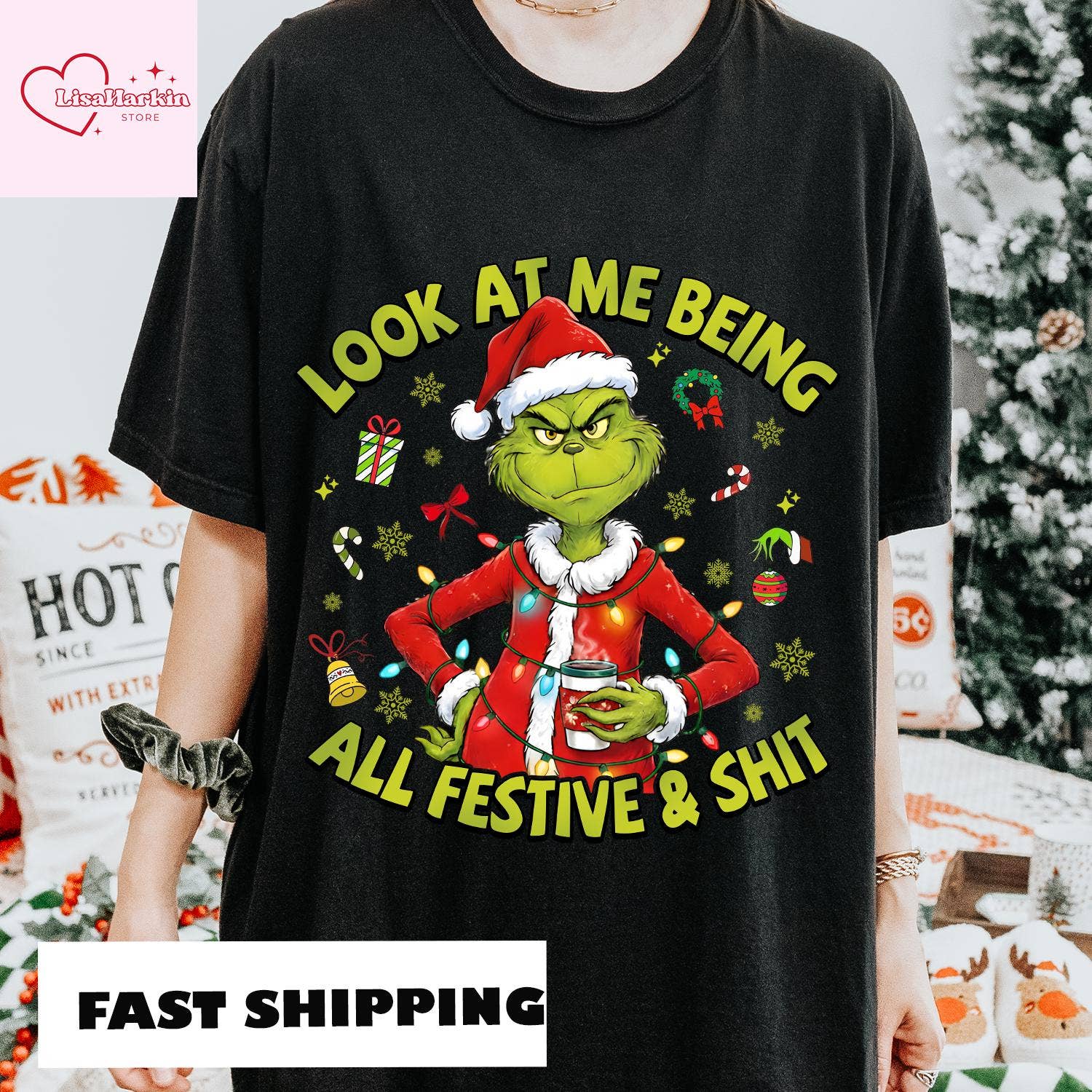 Merry Grinchmas 2025 Santa Tee Funny Christmas Shirt Hoodie, Sweatshirt | PodTeesHub.com