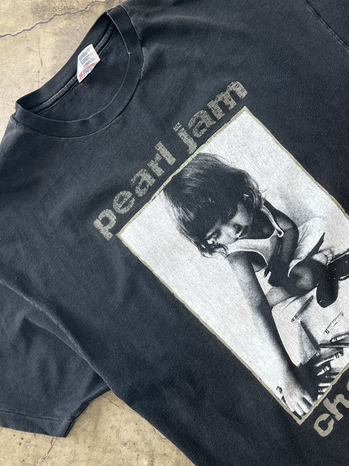 Band Tees Vintage 1992 Pearl Jam Choices Crayons To Guns Tee Xl Hoodie, Sweatshirt | PodTeesHub.com