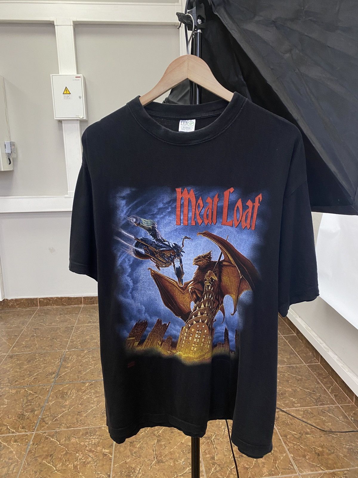Band Tees Vintage 1999 Meat Loaf Europe Tour Rock T Shirt Rare Retro Hoodie, Sweatshirt | PodTeesHub.com