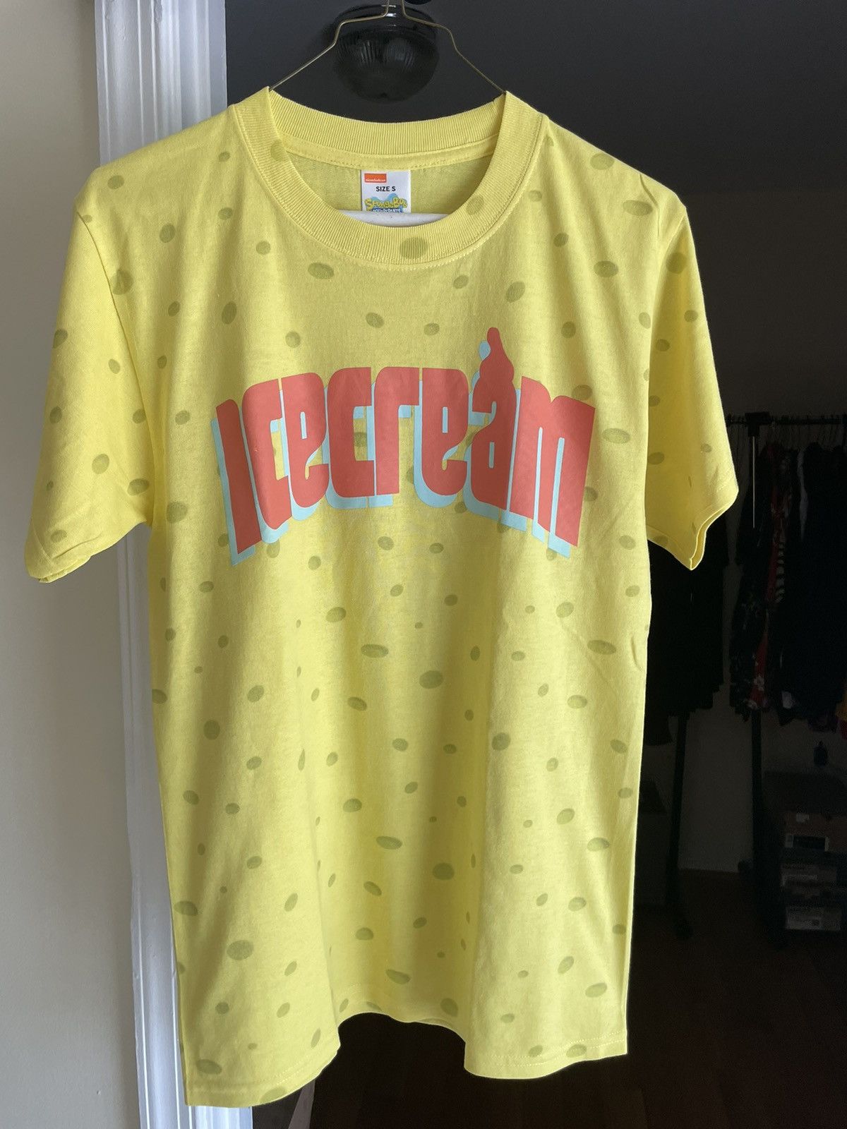 Icecream Ice Cream Spongebob Collab Size Small Bbc T-Shirts, Hoodie, Sweatshirt | PodTeesHub.com