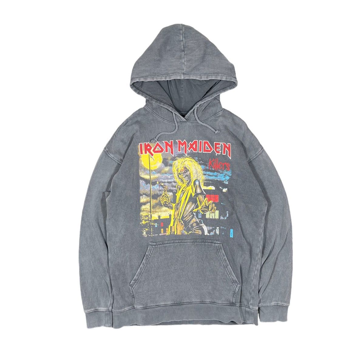 Iron Maiden X Justin Bieber Iron Maiden Killers Band Rock Faded Hoodie T-Shirts, Sweatshirt | PodTeesHub.com