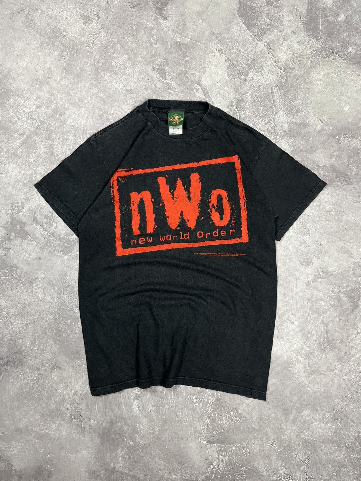 Vintage 90s Nwo New World Order 1998 Wrrstling Faded Tee Hoodie, Sweatshirt | PodTeesHub.com