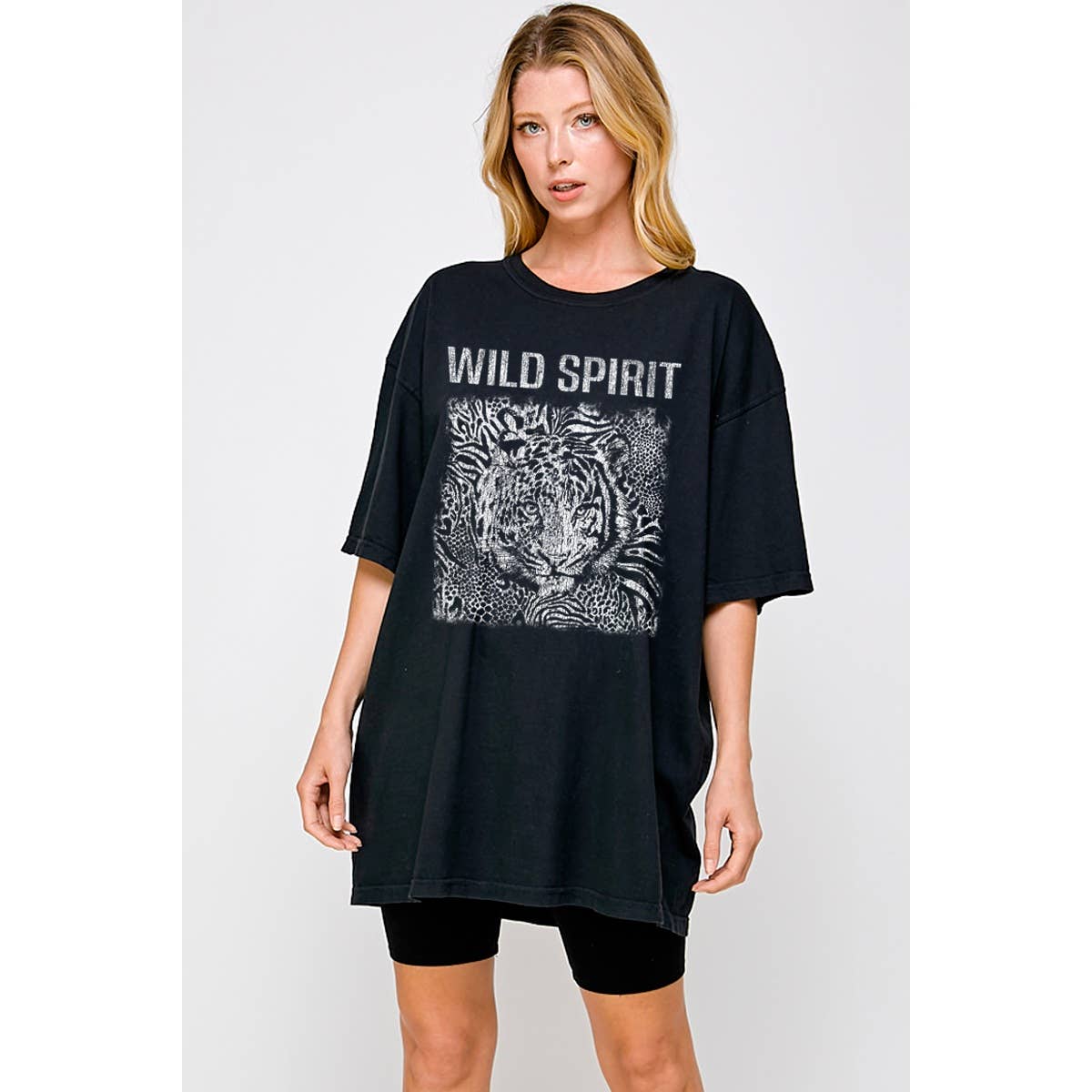 Wild Spiritgraphic  Oversized Tee Hoodie, Sweatshirt | PodTeesHub.com