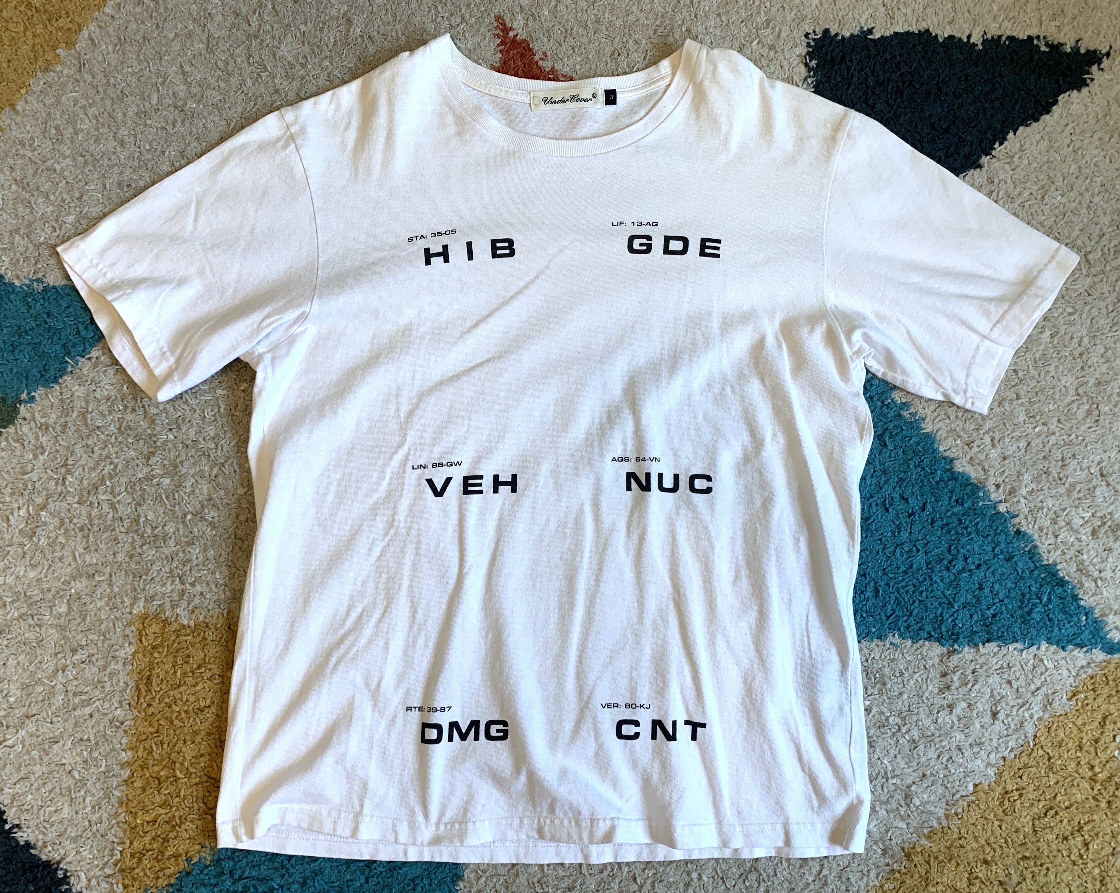Undercovermundercover Jun Takahashi White Size 3 T-Shirts, Hoodie, Sweatshirt