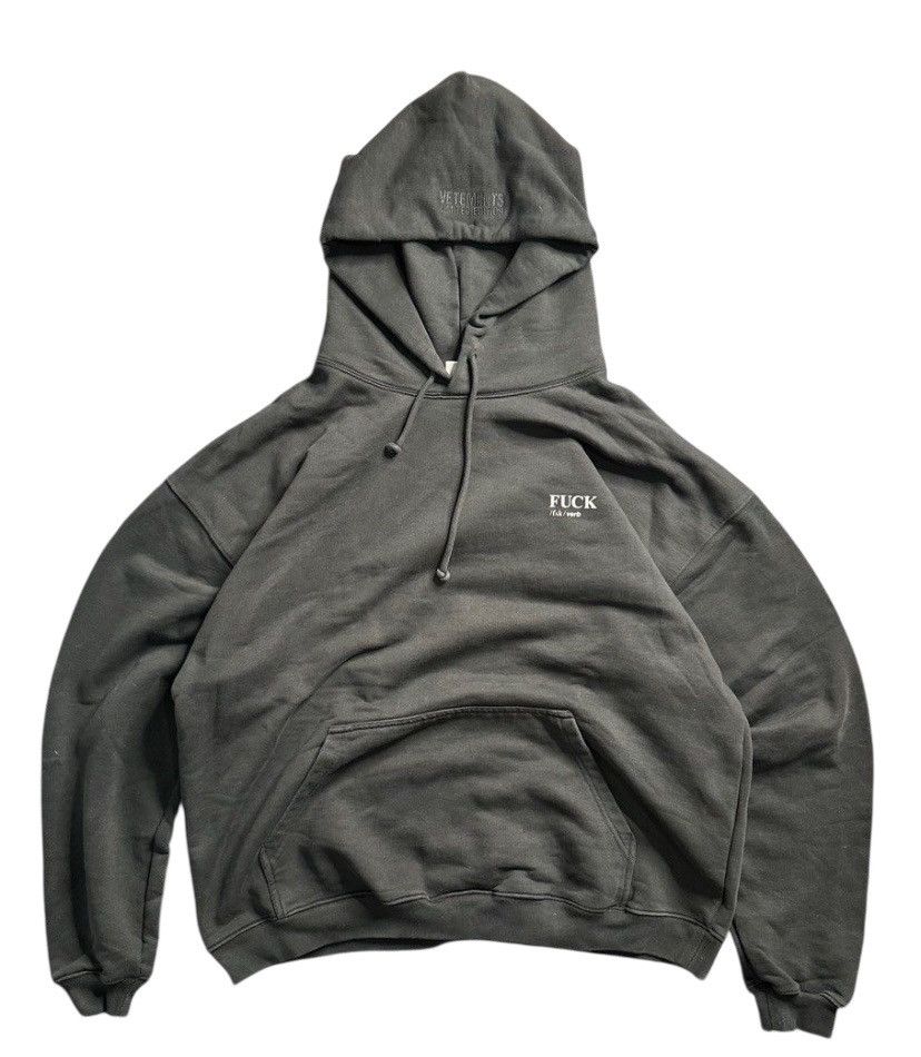 Vetements Fuck Verb Hoodie T-Shirts, Sweatshirt | PodTeesHub.com