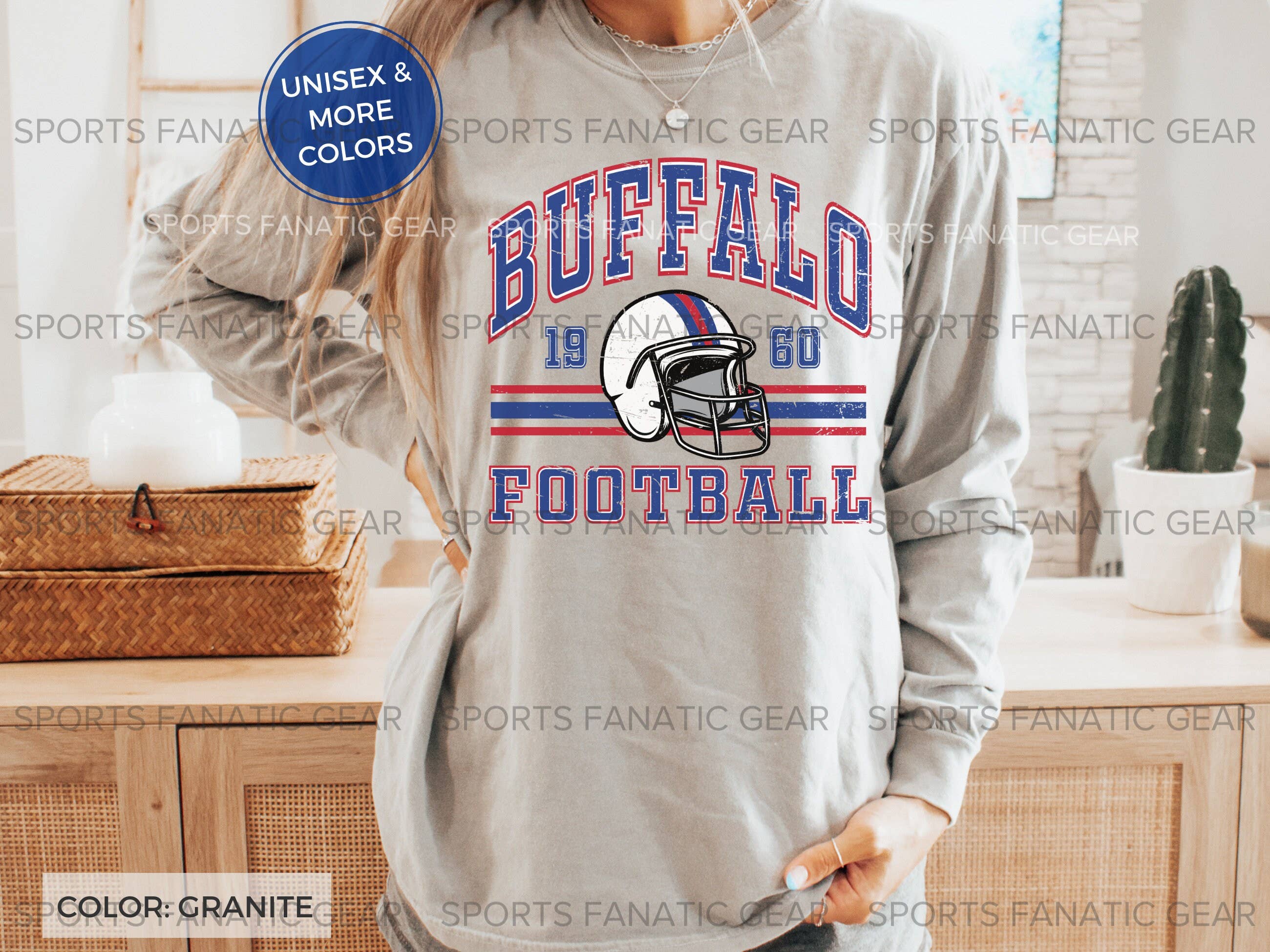 Buffalo Football 1960 Vintage Graphic Sweatshirt T-Shirts, Hoodie | PodTeesHub.com