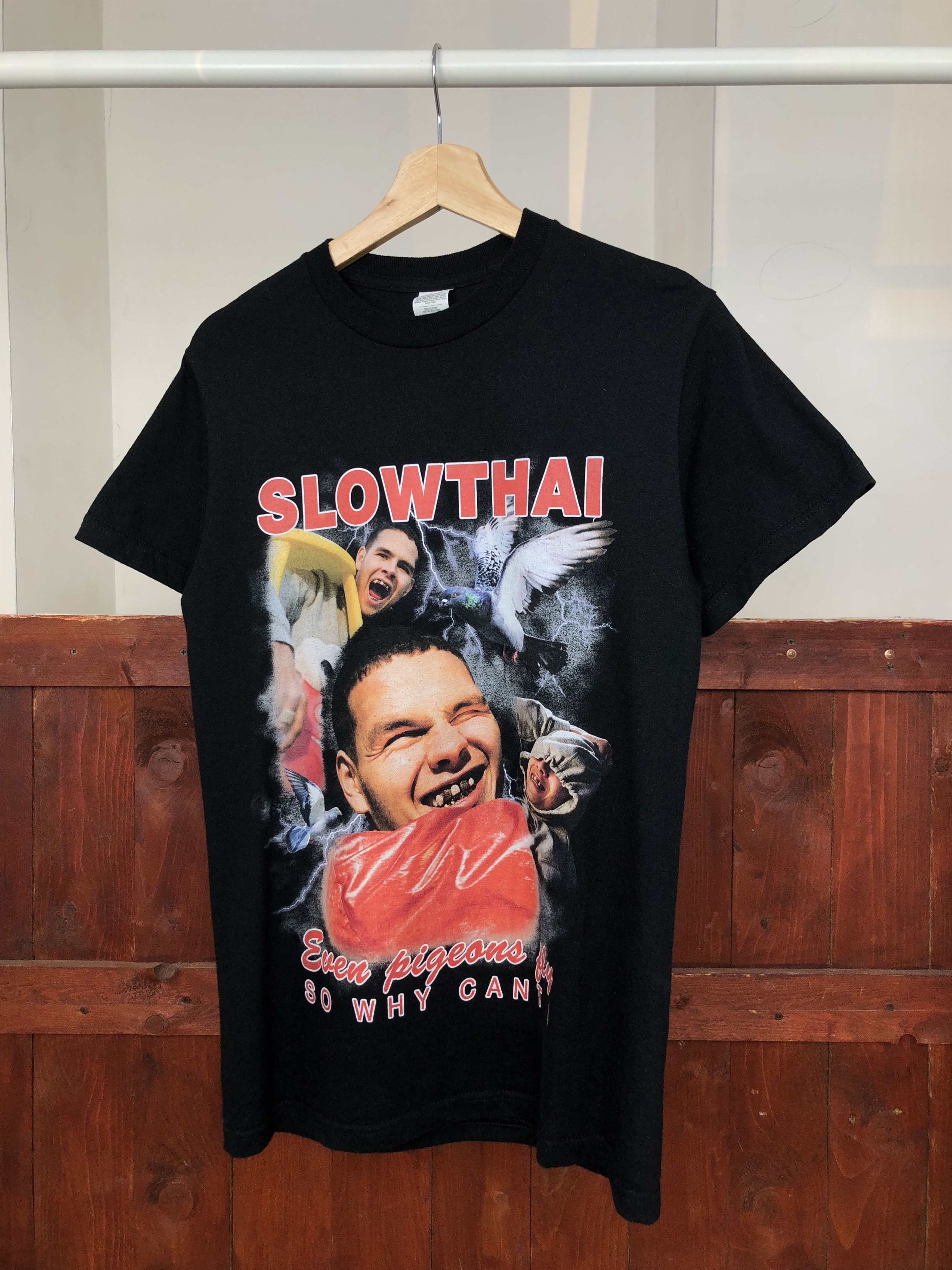 Tees Slowthai Rap Merch Hip Hop T Shirt Printed Graphic Tee Black Hoodie, Sweatshirt | PodTeesHub.com