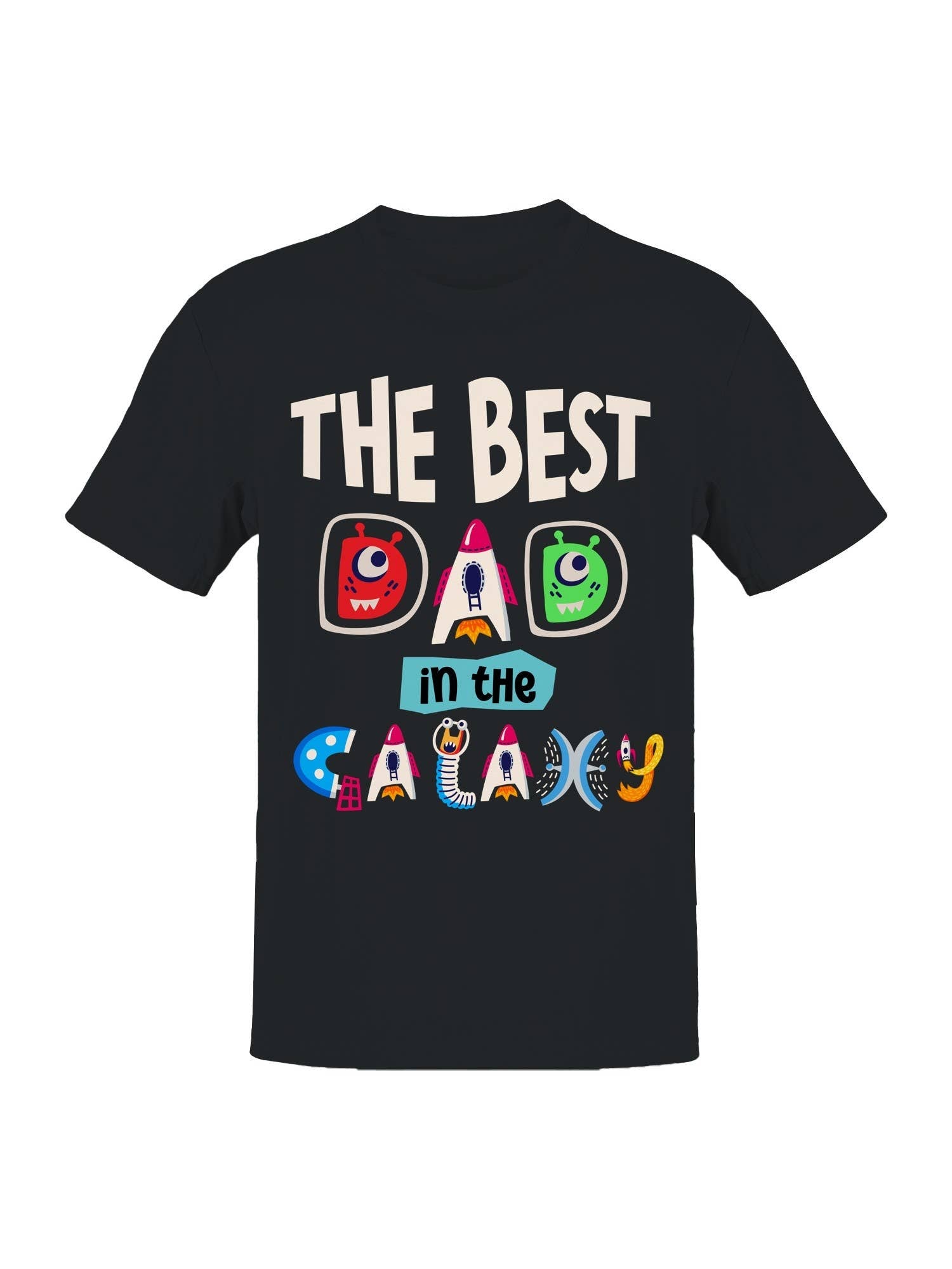 Best Dad Galaxy Graphic Men's T-Shirt Hoodie, Sweatshirt | PodTeesHub.com