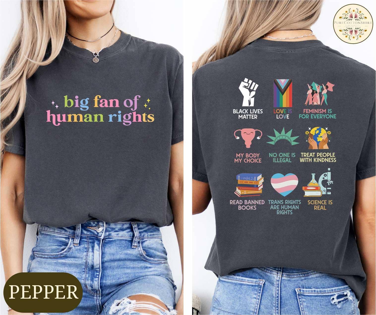 Equality For All Human Rights Activist Tee Hoodie, Sweatshirt | PodTeesHub.com