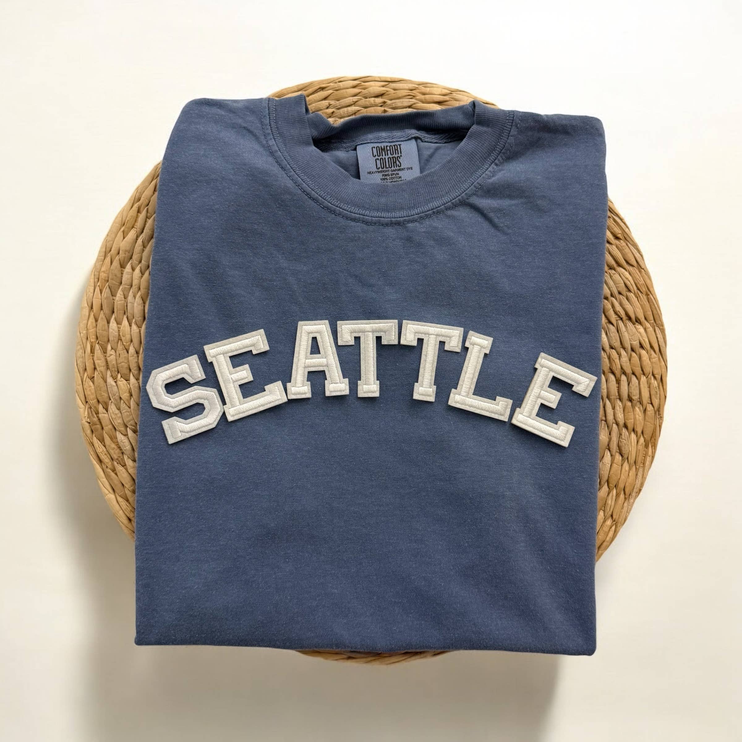 Comfort Colors Seattle Short Sleeve Shirt, Seattle Tee Hoodie, Sweatshirt | PodTeesHub.com