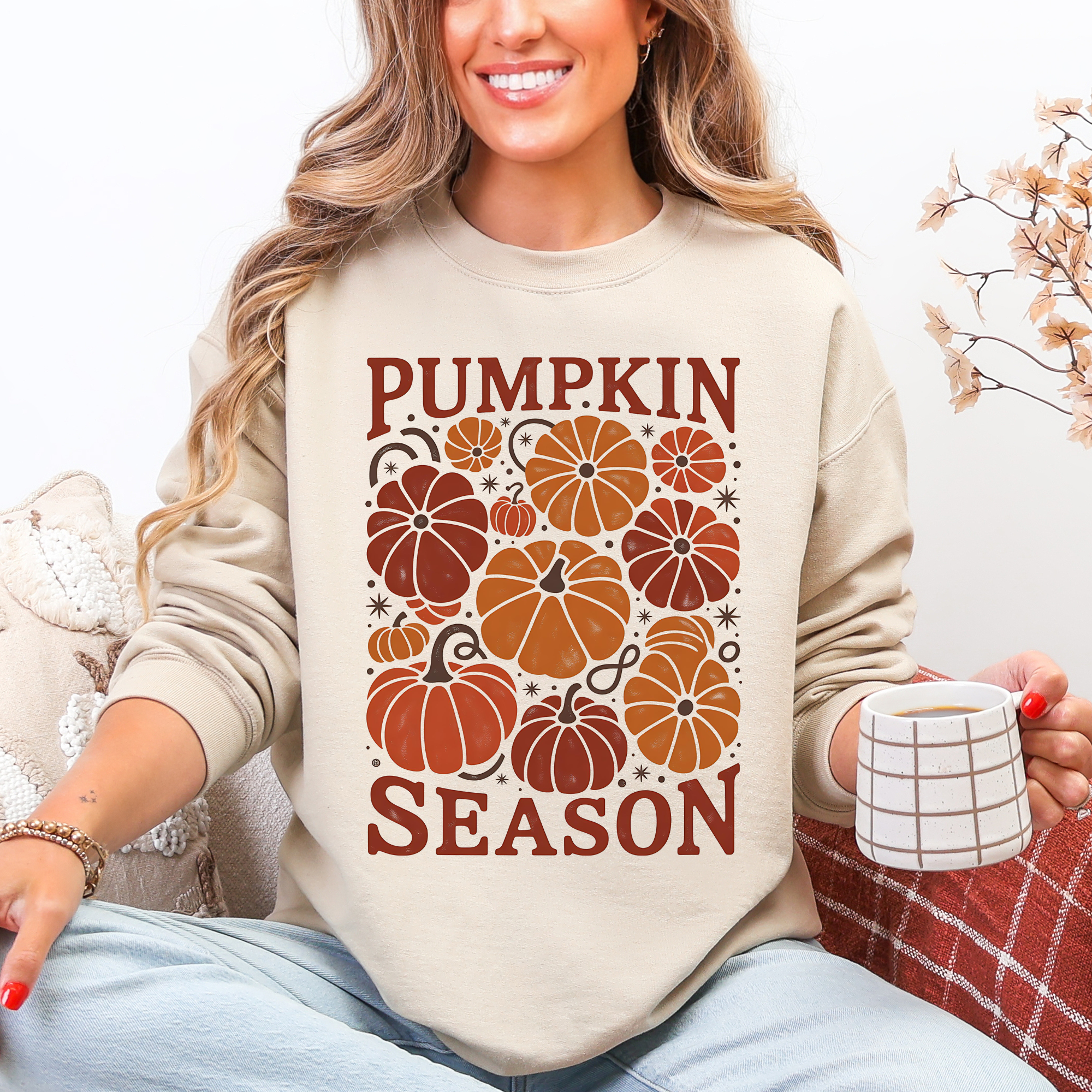 Pumpkin Season, Fall, Autumn Sweatshirt T-Shirts, Hoodie | PodTeesHub.com
