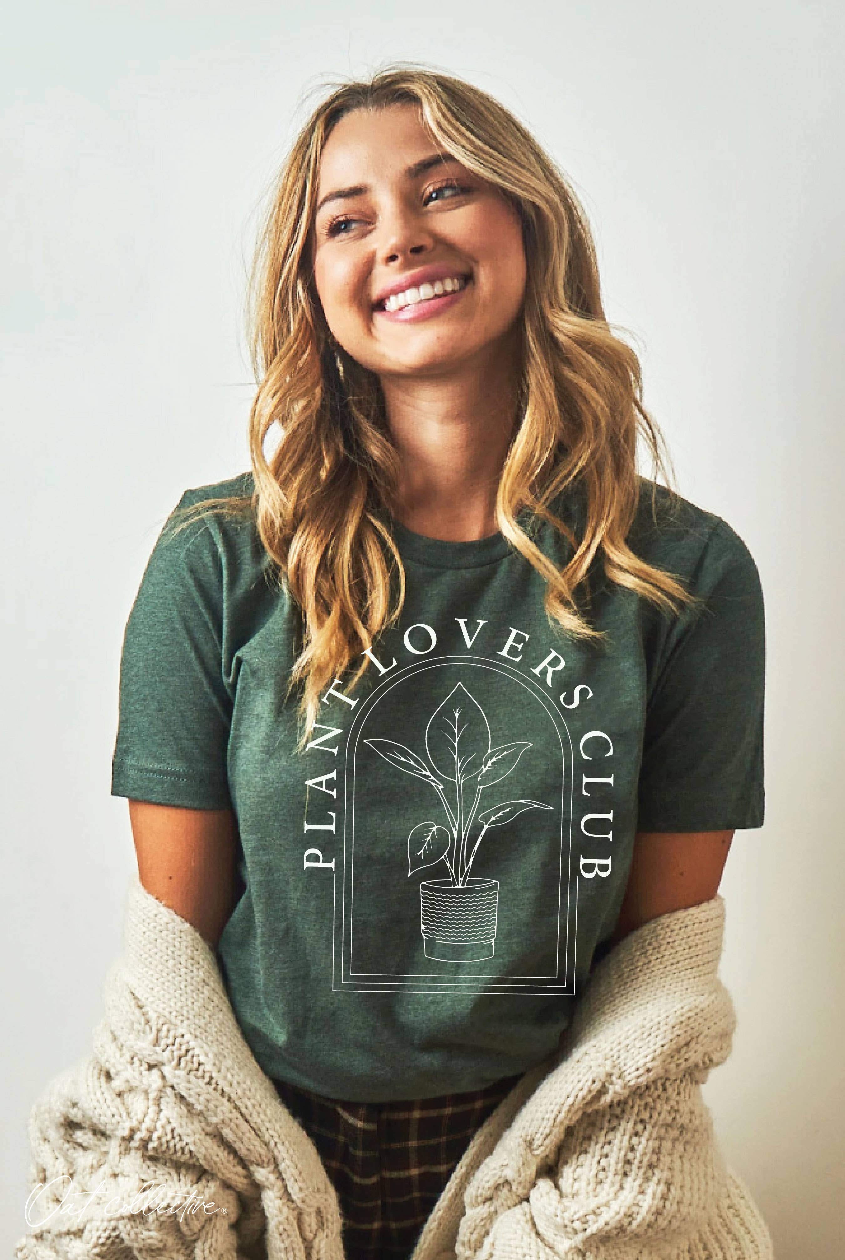 Plant Lovers Club Graphic T-Shirt Hoodie, Sweatshirt | PodTeesHub.com