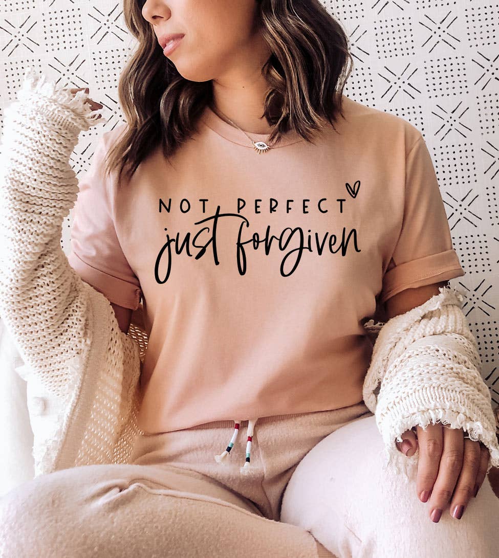 Not Perfect Just - Christian Easter Jesus God T-Shirt Hoodie, Sweatshirt | PodTeesHub.com