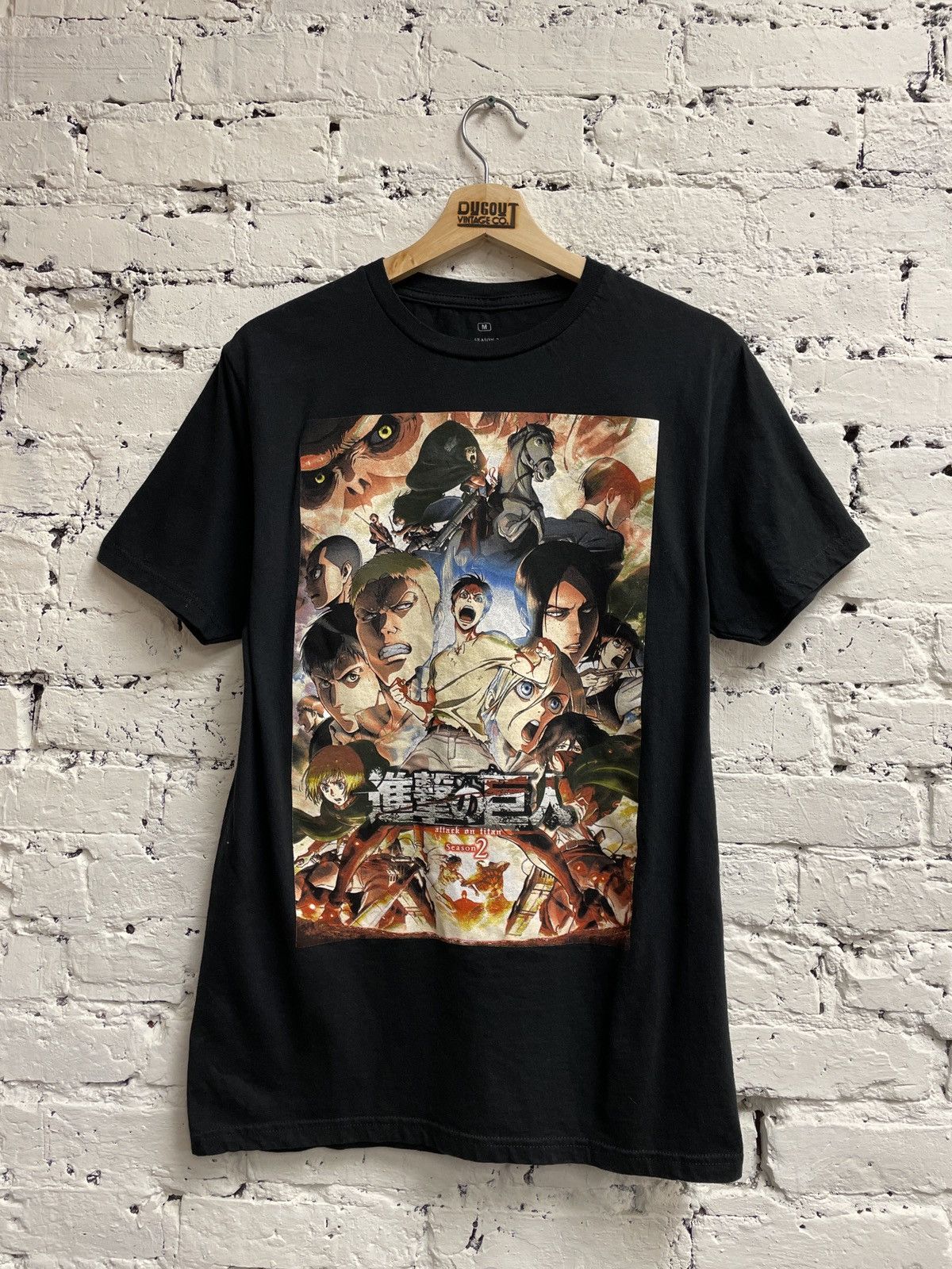 Vintage Attack On Titan Anime Season 2 Promo Shirt Hoodie, Sweatshirt | PodTeesHub.com