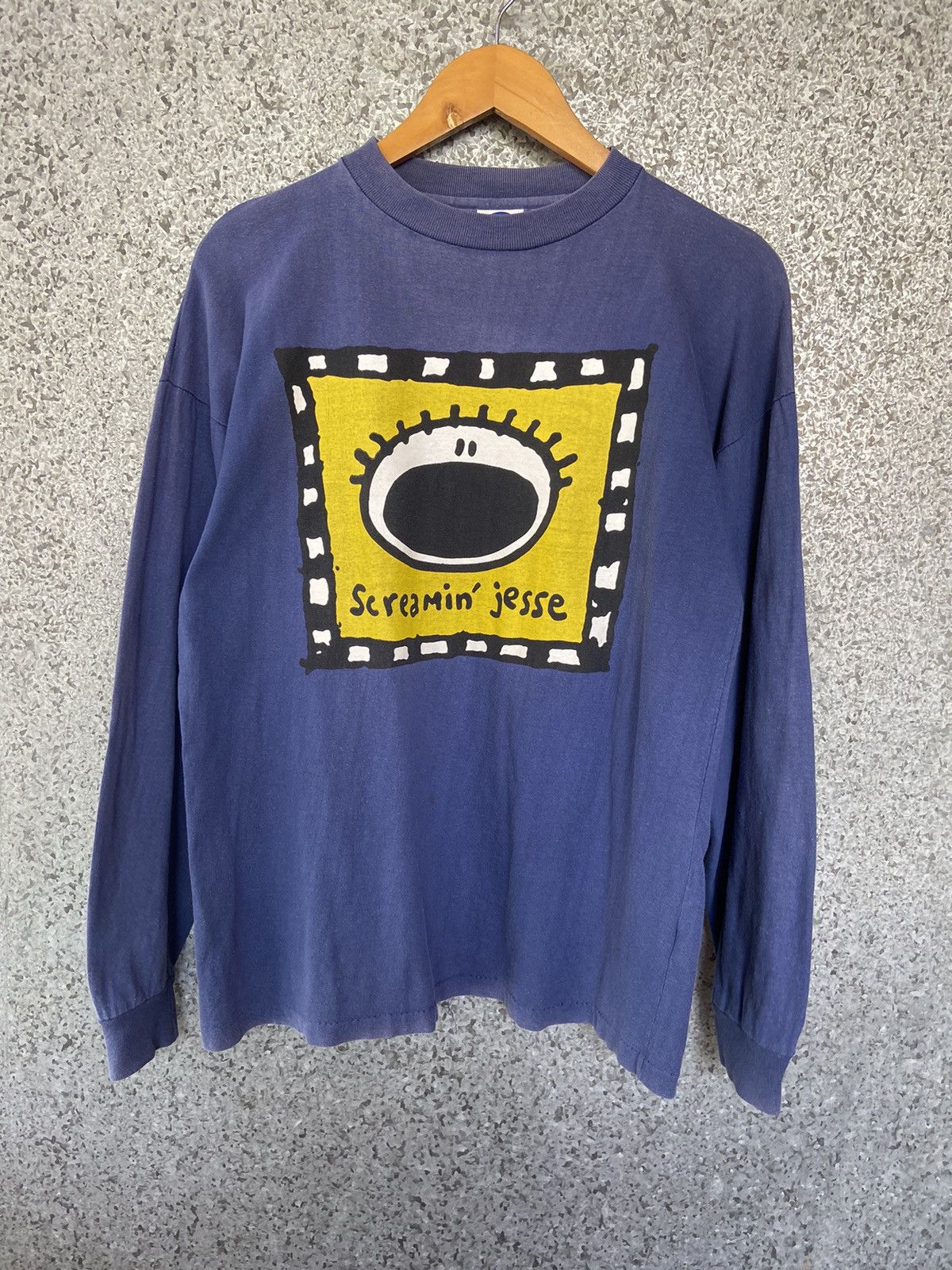 Vintage 90s Vintage Screamin Jesse T Shirt Hoodie, Sweatshirt | PodTeesHub.com